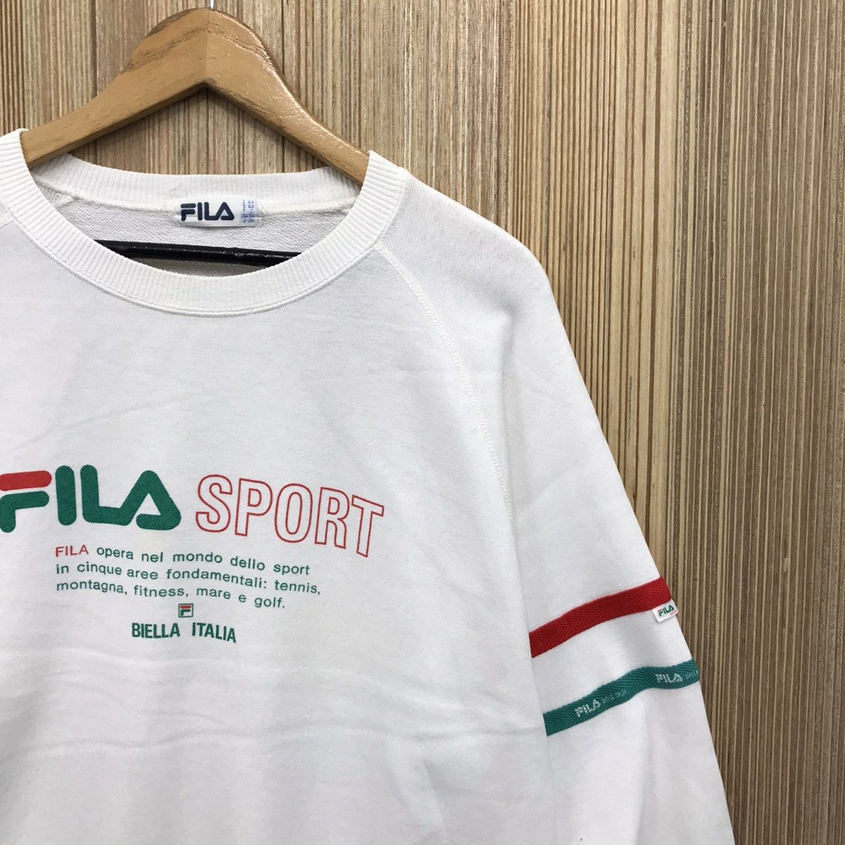 Fila × Vintage Vintage Fila Sport Big Logo Sweatshirt Size US S / EU 44-46 / 1 - 4 Thumbnail