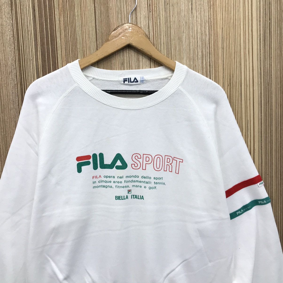 Fila × Vintage Vintage Fila Sport Big Logo Sweatshirt Size US S / EU 44-46 / 1 - 2 Thumbnail