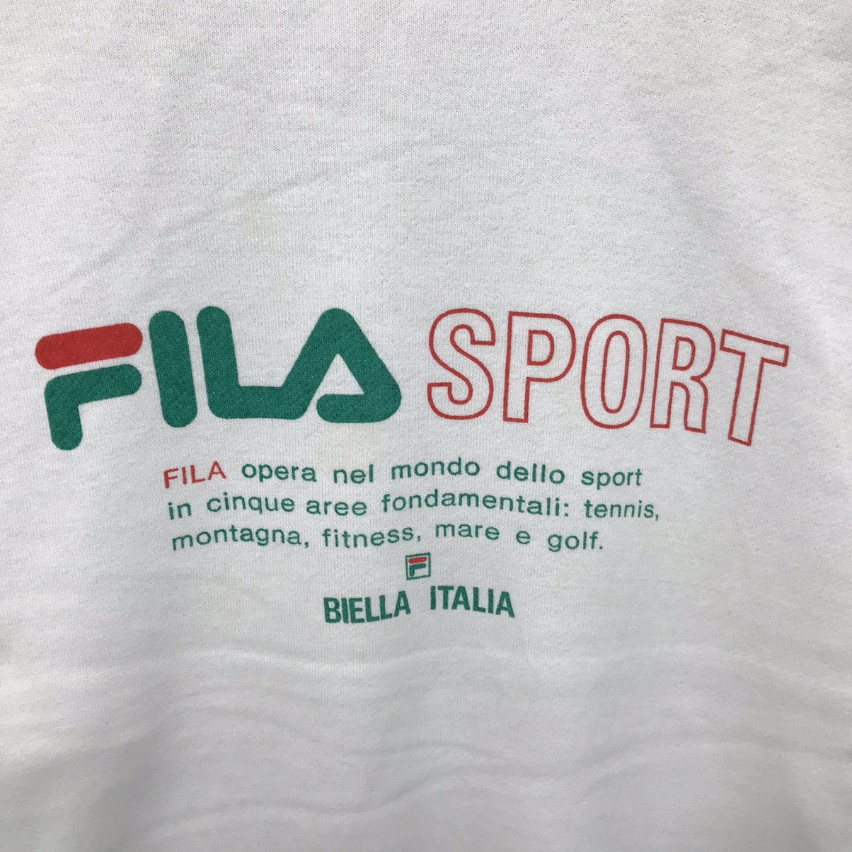 Fila × Vintage Vintage Fila Sport Big Logo Sweatshirt Size US S / EU 44-46 / 1 - 3 Thumbnail