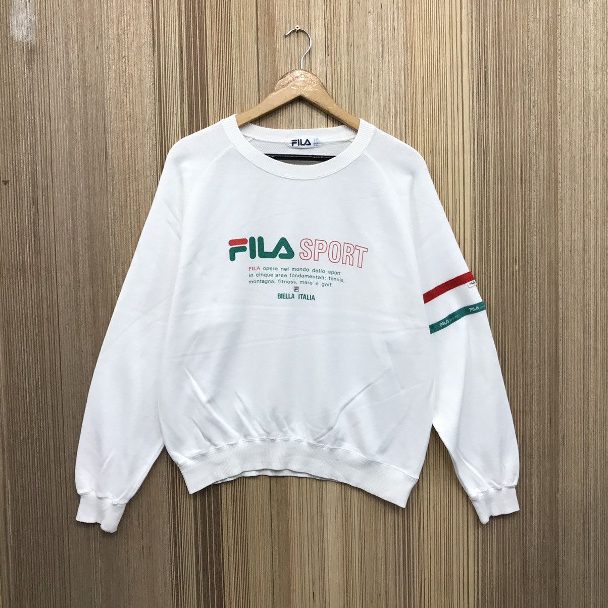 Fila × Vintage Vintage Fila Sport Big Logo Sweatshirt Size US S / EU 44-46 / 1 - 1 Thumbnail