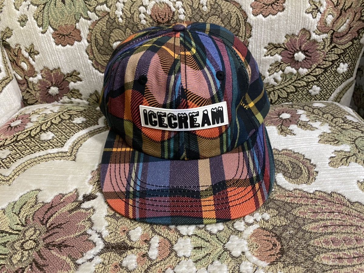 Billionaire Boys Club Icecream BBC Melted Plaid Hat Size ONE SIZE - 1 Thumbnail