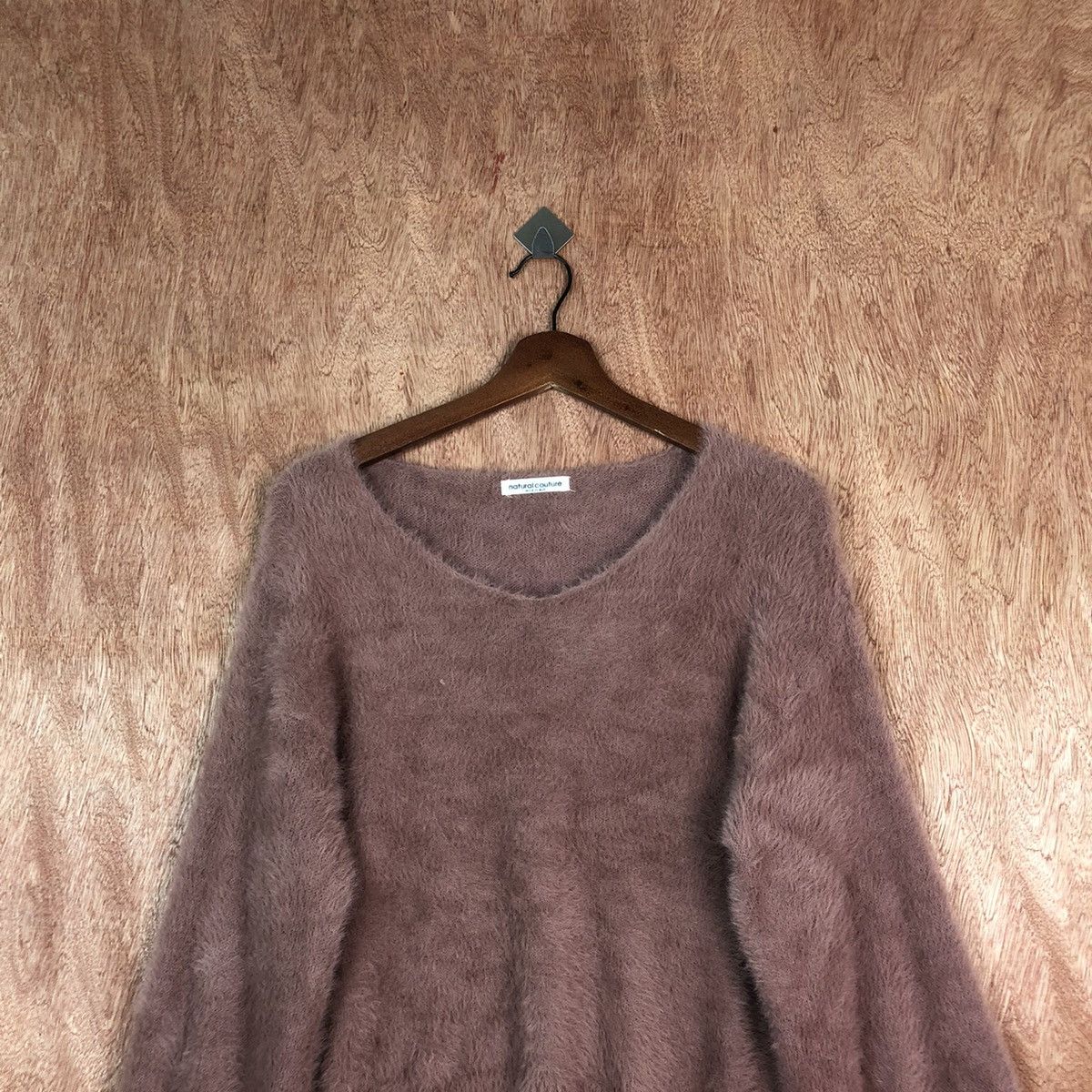 Homespun Knitwear Natural Couture Shag Shaggy Fur Mohair Knitwear #6661 Size M / US 6-8 / IT 42-44 - 2 Thumbnail