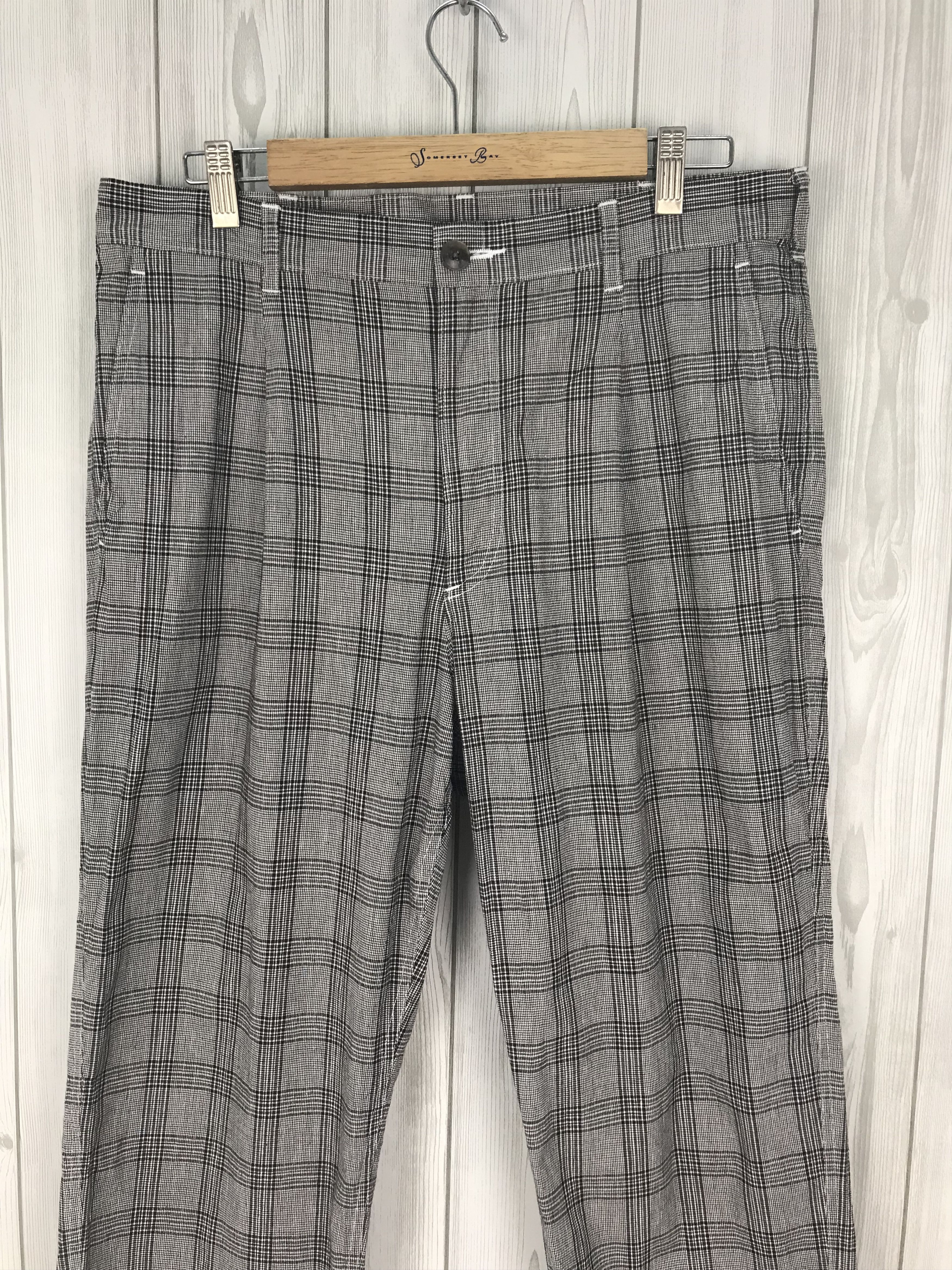 Beauty Beast UNITED ARROWS Beauty & Youth Elastane Checkered Pants Size US 34 / EU 50 - 3 Thumbnail