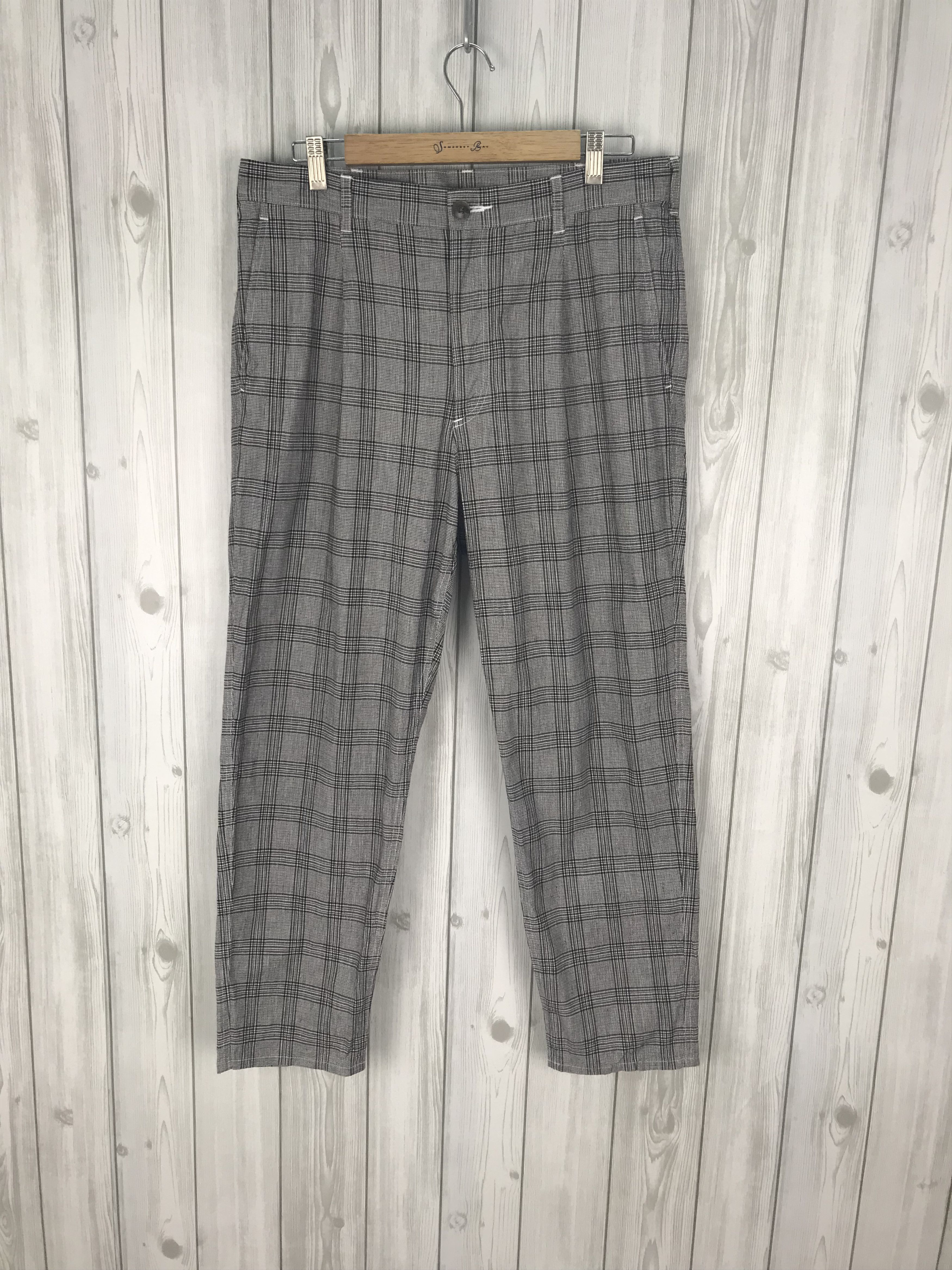 Beauty Beast UNITED ARROWS Beauty & Youth Elastane Checkered Pants Size US 34 / EU 50 - 2 Thumbnail