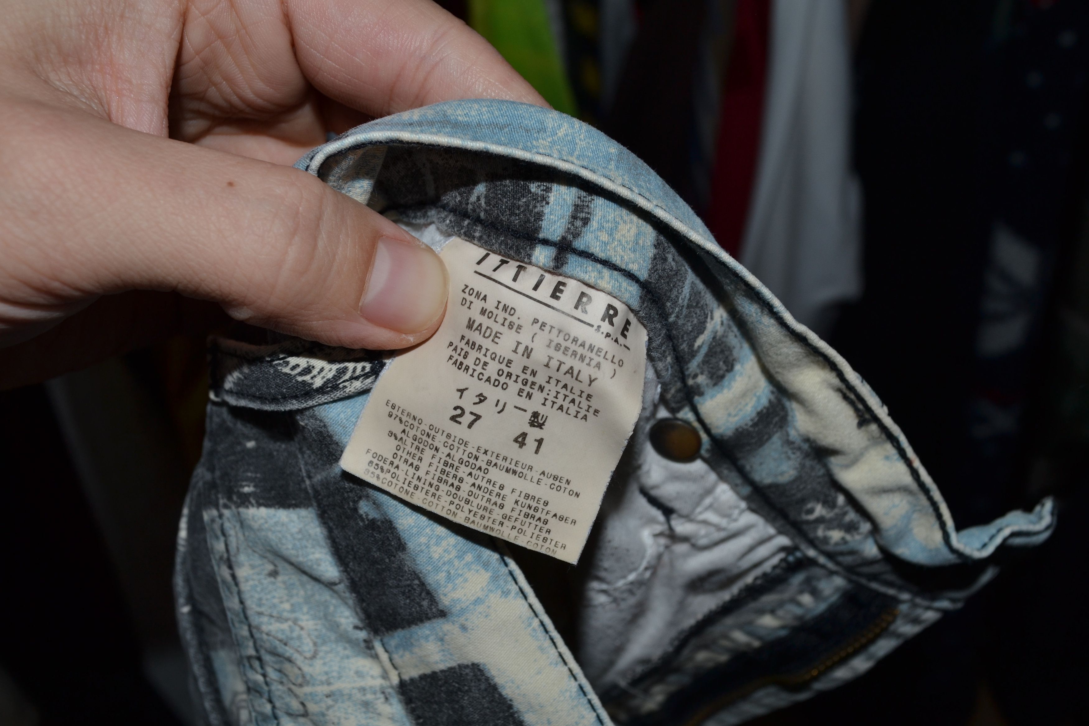 Just Cavalli Roberto Cavalli Jeans Pants Printed Vintage Black Blue Size 27" / US 4 / IT 40 - 5 Thumbnail