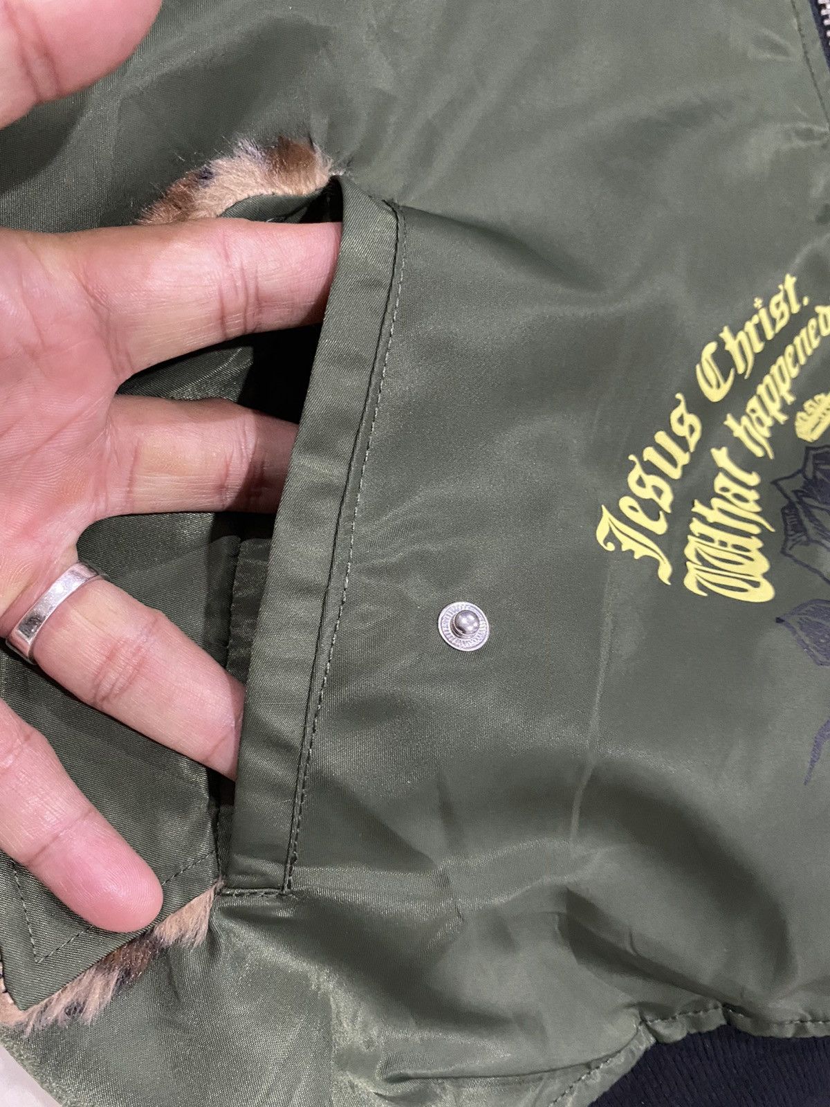 Japanese Brand × Vintage BLVCK FLAME Chaos Riot Anarchy Bomber jacket Size US L / EU 52-54 / 3 - 13 Thumbnail