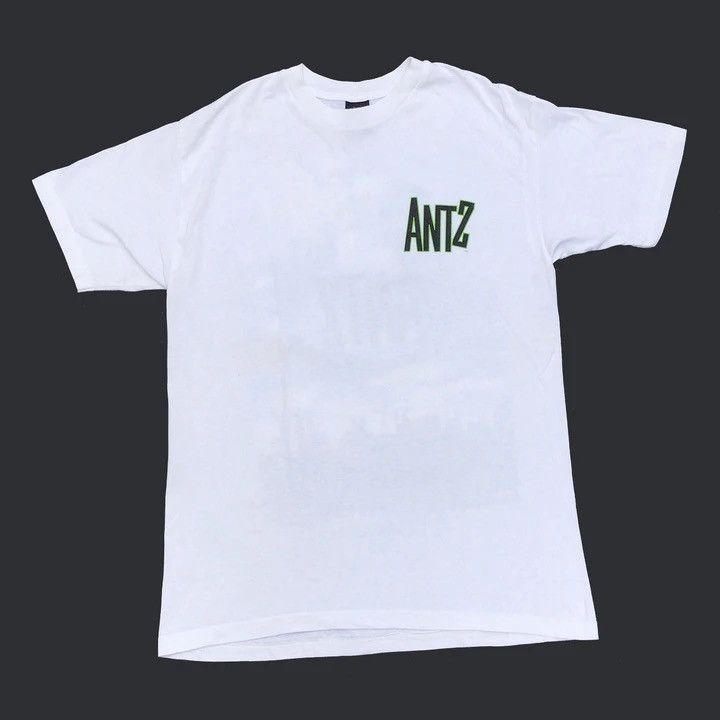 Vintage Antz 98 90s DreamWorks Movie Promo WTC Logo Vintage T-Shirt Size US L / EU 52-54 / 3 - 2 Thumbnail