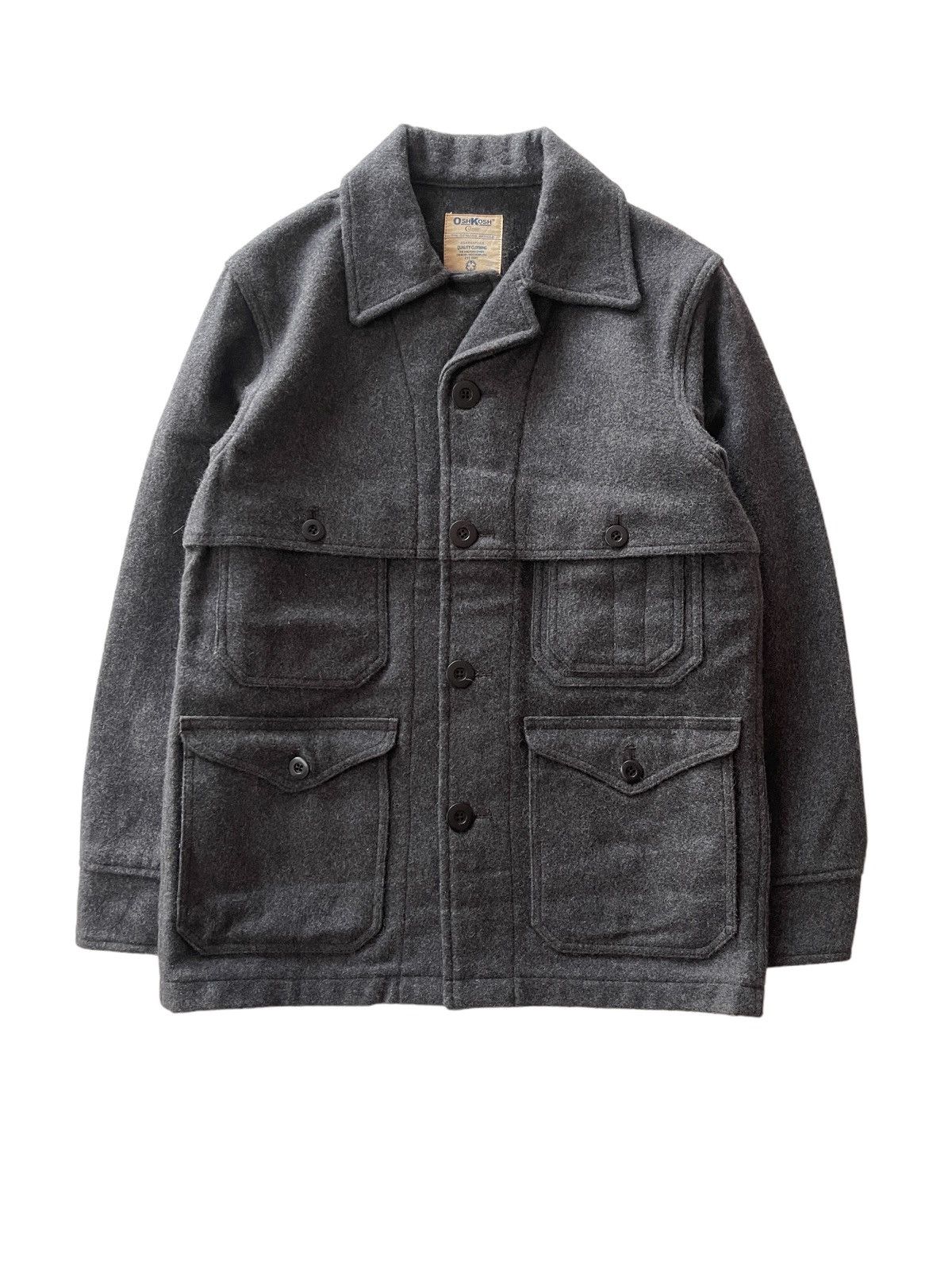 image of Oshkosh Classic Jacket in Dark Grey, Men's (Size Large)