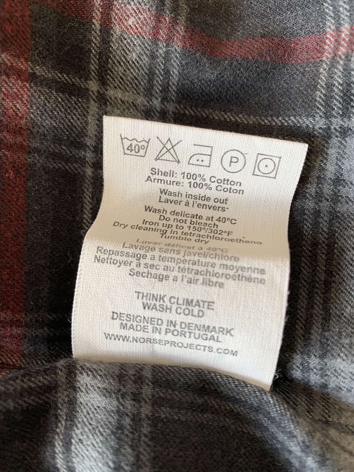 Norse Projects Norse Projects Villads Brushed Flannel Check Shirt Size US S / EU 44-46 / 1 - 6 Thumbnail