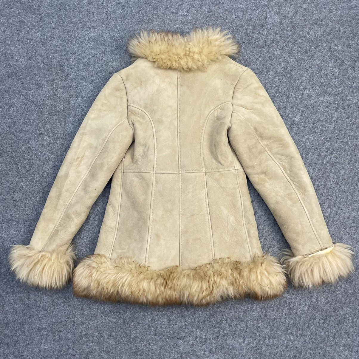 Japanese Brand Vintage Japanese Brand Leather Sherpa Wool Suede Jacket Size US S / EU 44-46 / 1 - 2 Thumbnail