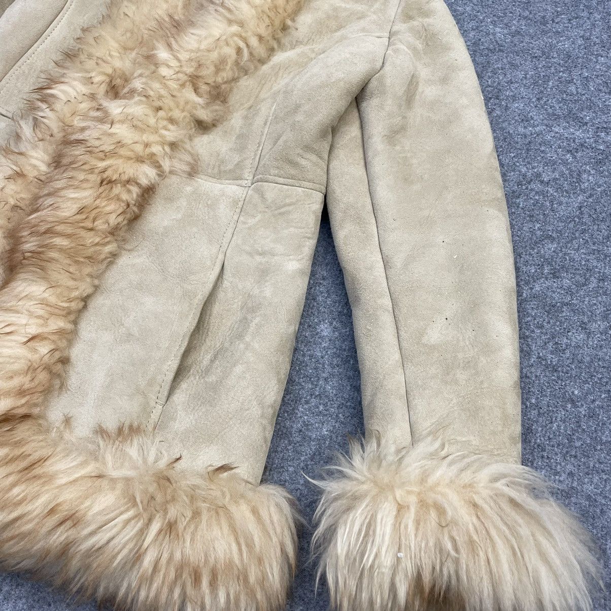 Japanese Brand Vintage Japanese Brand Leather Sherpa Wool Suede Jacket Size US S / EU 44-46 / 1 - 4 Thumbnail