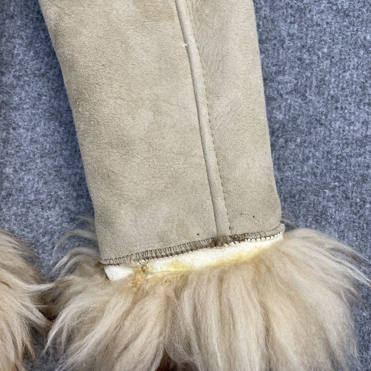 Japanese Brand Vintage Japanese Brand Leather Sherpa Wool Suede Jacket Size US S / EU 44-46 / 1 - 9 Thumbnail