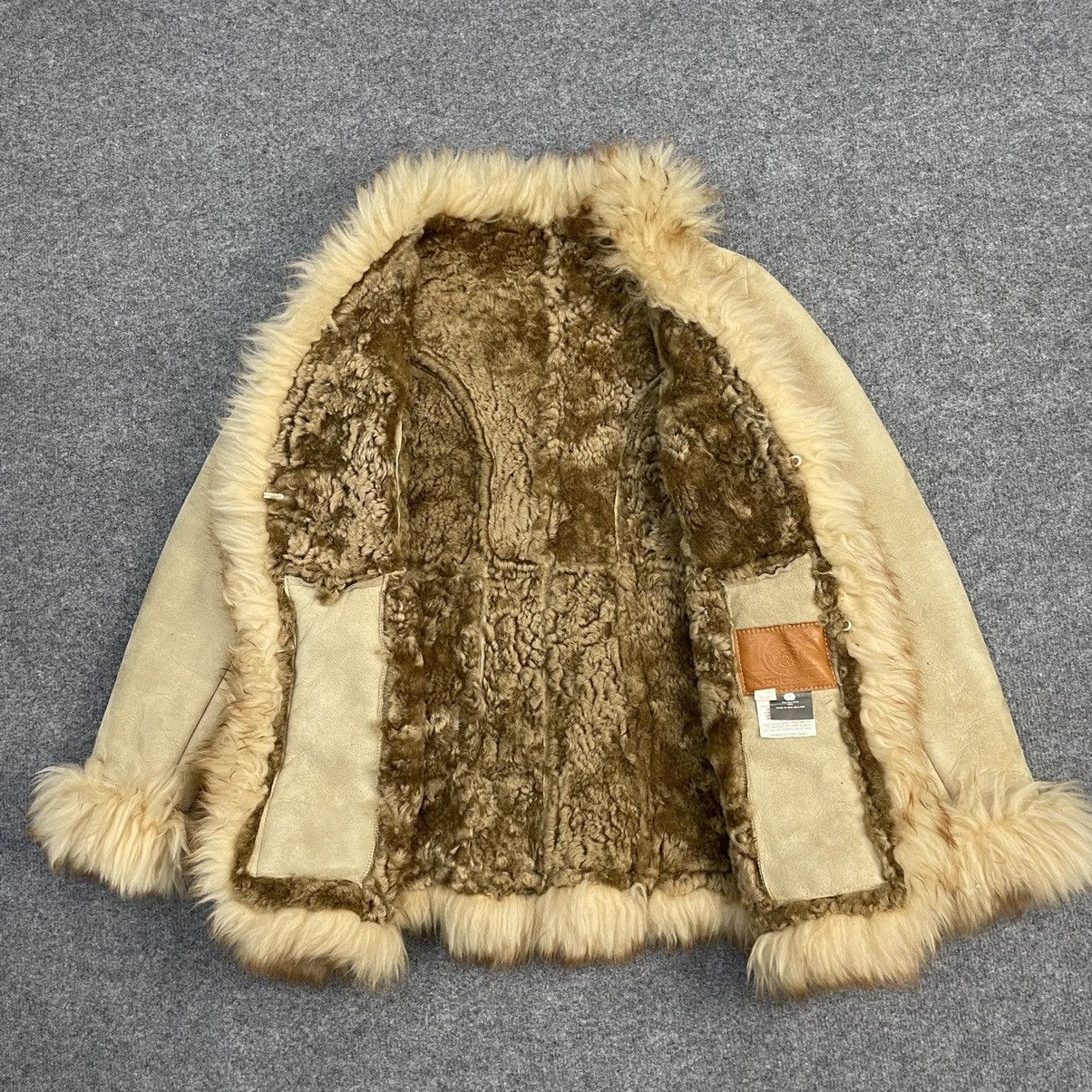 Japanese Brand Vintage Japanese Brand Leather Sherpa Wool Suede Jacket Size US S / EU 44-46 / 1 - 3 Thumbnail