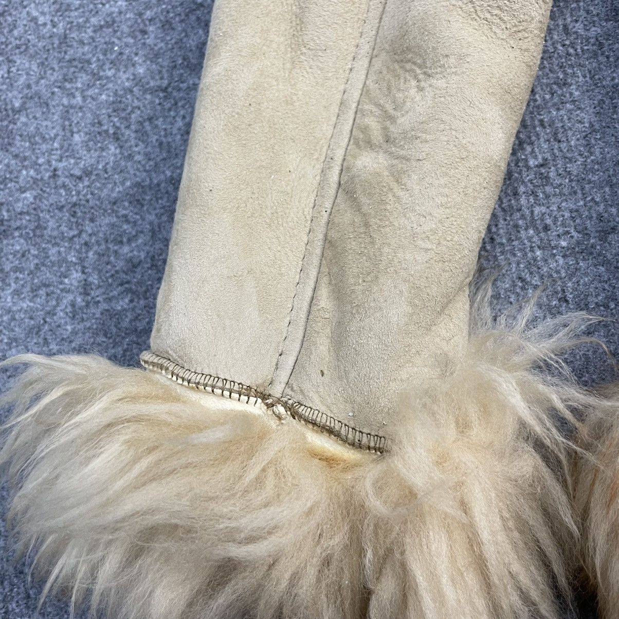 Japanese Brand Vintage Japanese Brand Leather Sherpa Wool Suede Jacket Size US S / EU 44-46 / 1 - 10 Thumbnail