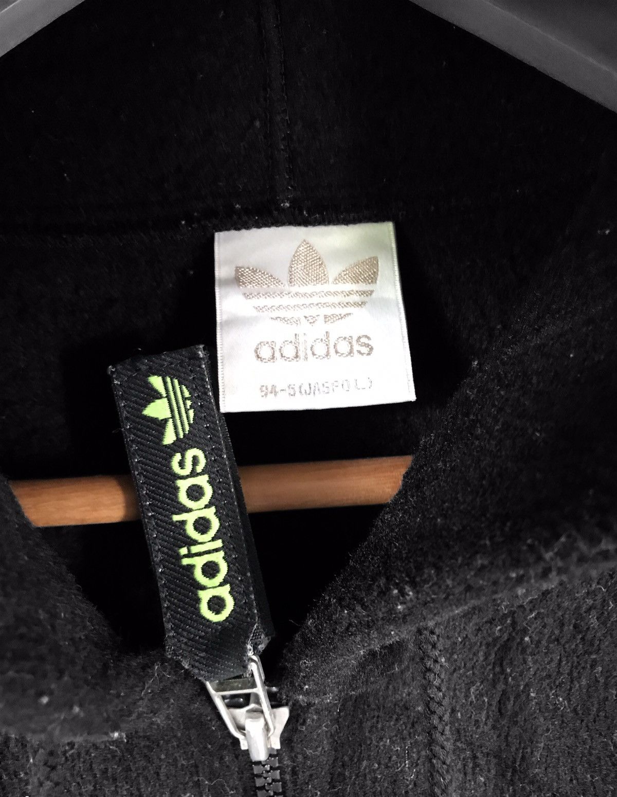 Adidas × Descente × Vintage Adidas Descente Vintage Hoodie Big Logo Long Fleece Size US L / EU 52-54 / 3 - 5 Thumbnail