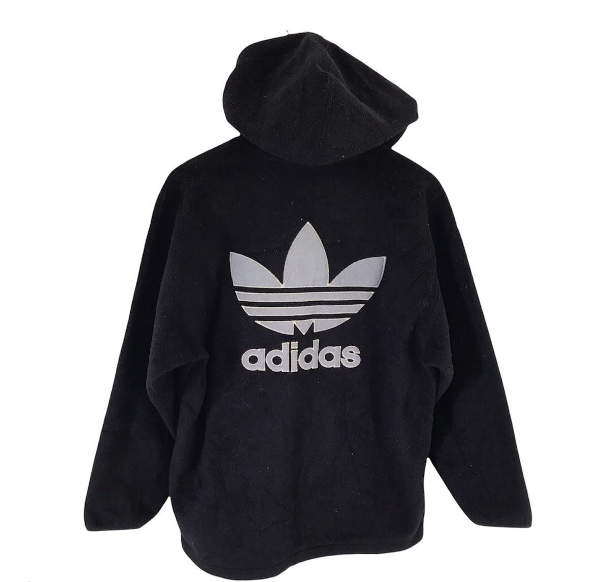 Adidas × Descente × Vintage Adidas Descente Vintage Hoodie Big Logo Long Fleece Size US L / EU 52-54 / 3 - 2 Thumbnail