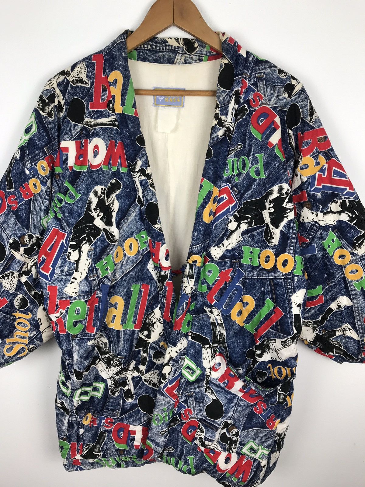 Japanese Brand Kimono puffer multi colour basketball jeans design Size US M / EU 48-50 / 2 - 3 Thumbnail