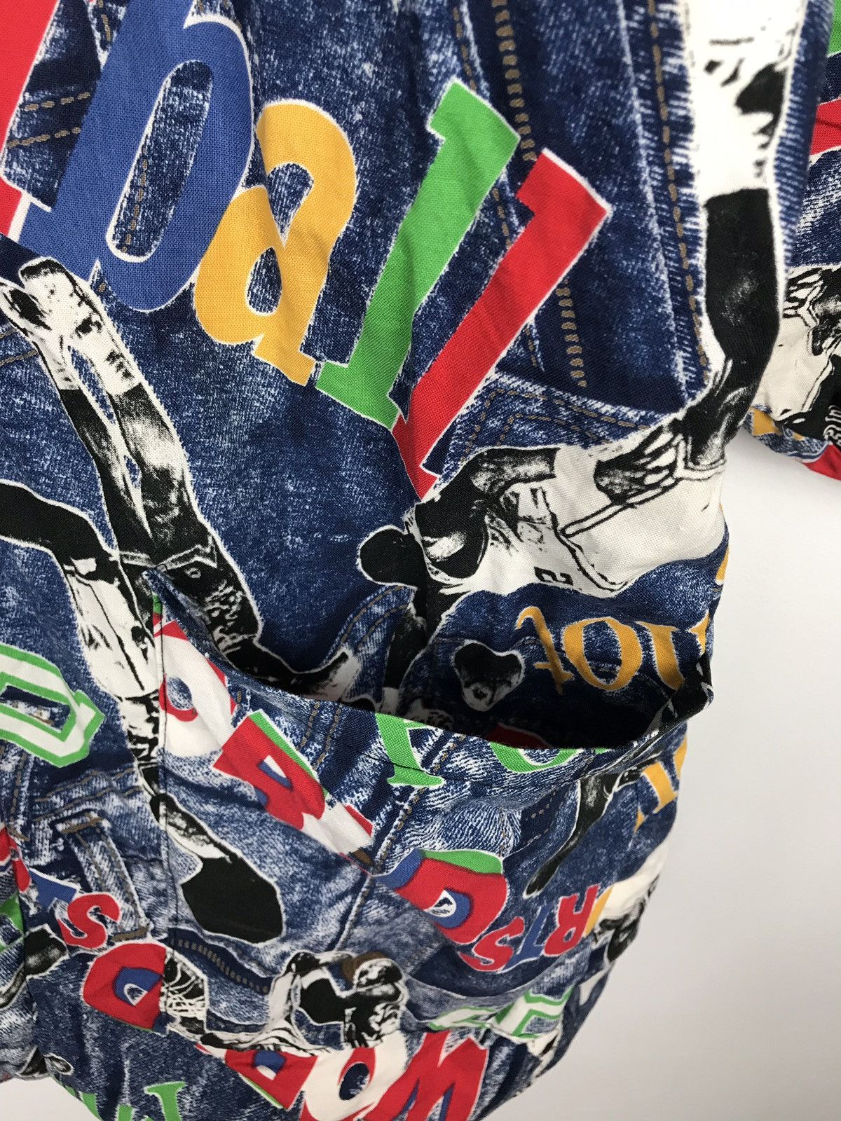 Japanese Brand Kimono puffer multi colour basketball jeans design Size US M / EU 48-50 / 2 - 5 Thumbnail
