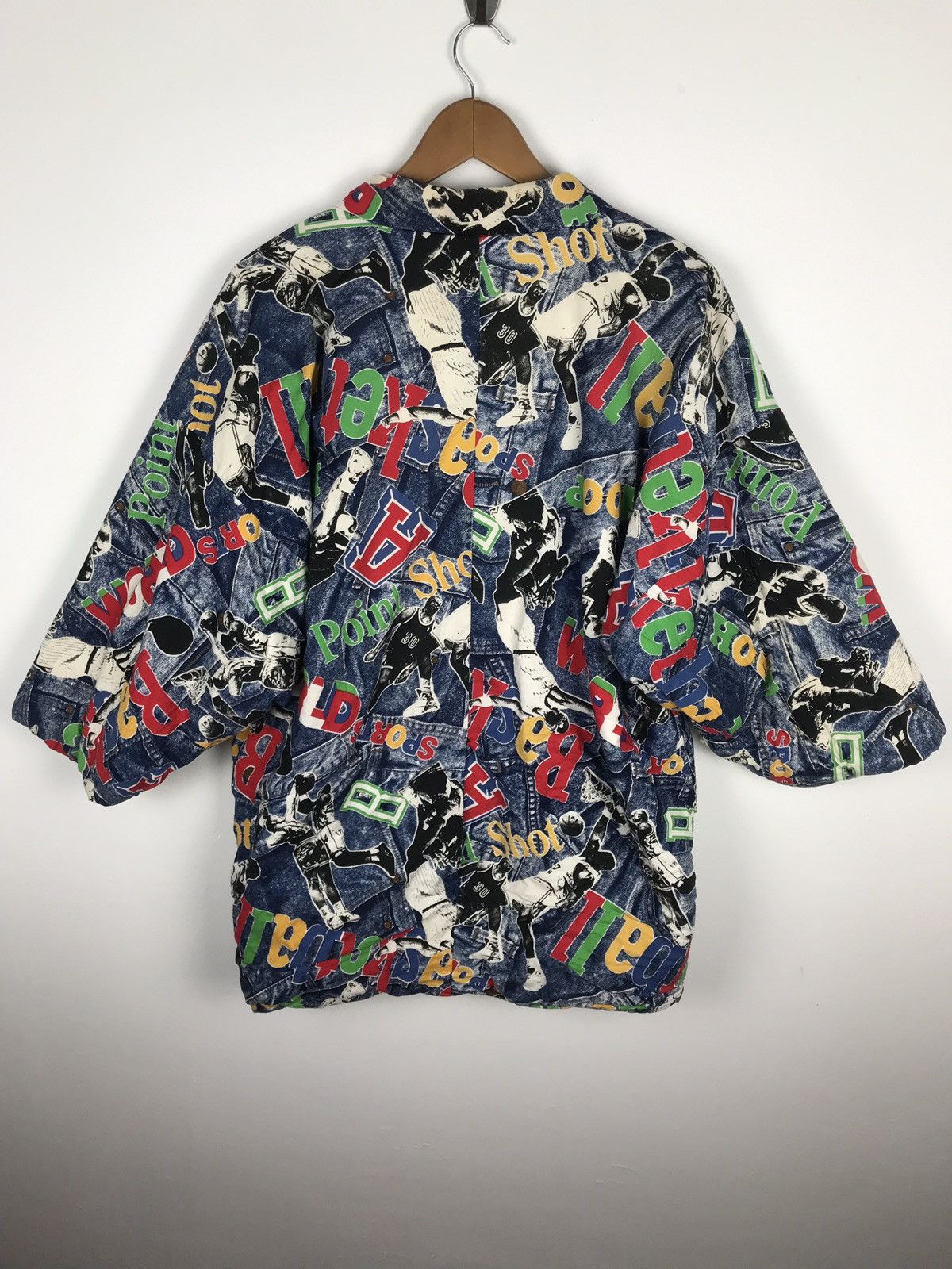 Japanese Brand Kimono puffer multi colour basketball jeans design Size US M / EU 48-50 / 2 - 2 Thumbnail