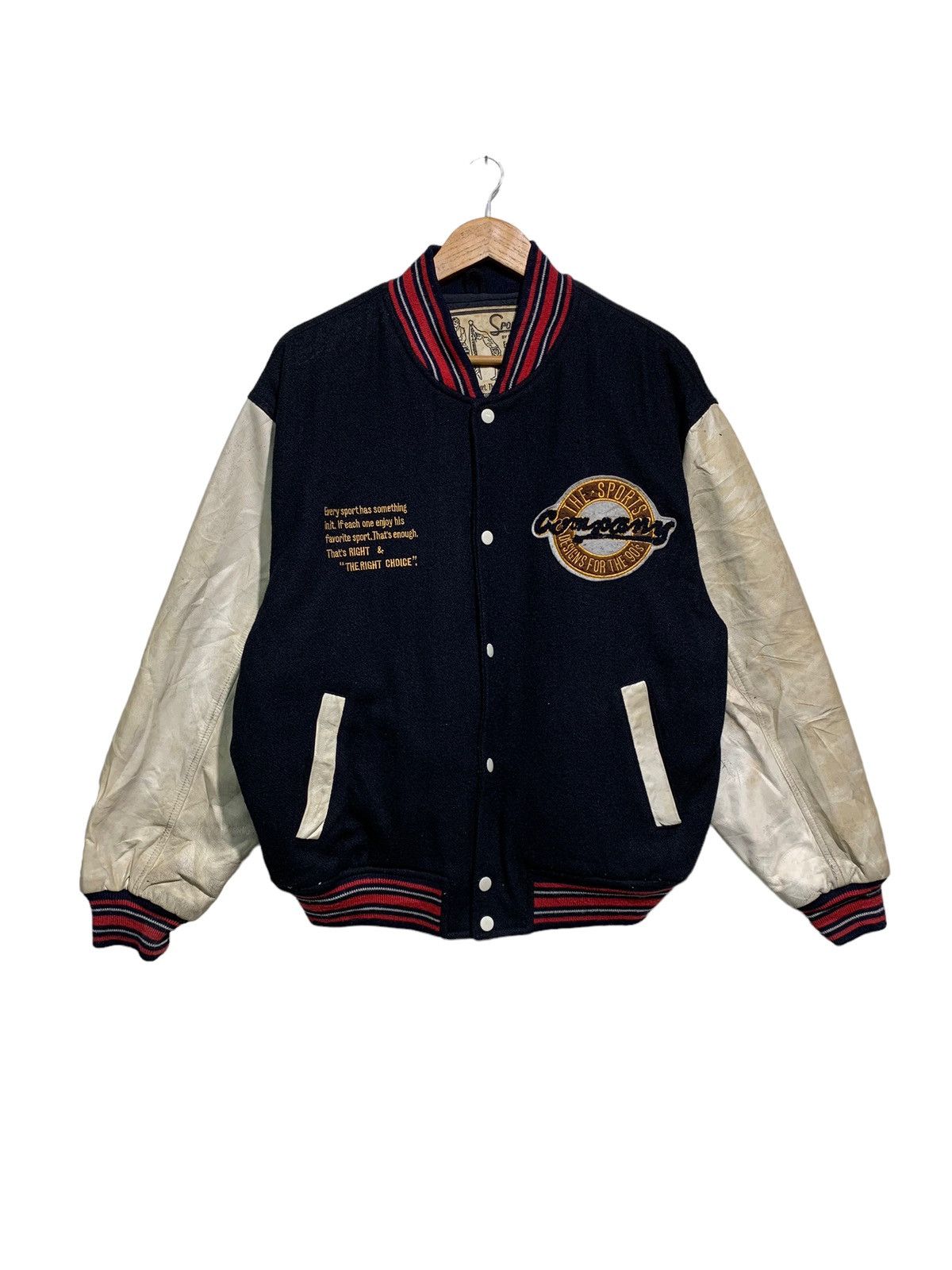 🔥VTG 90S VARSITY JACKETS LEATHER /WOOL