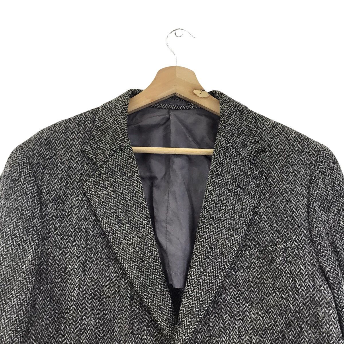 Harris Tweed Vintage HARRIS TWEED x J.Press Hand Woven Wool Coat Jacket Size US M / EU 48-50 / 2 - 2 Thumbnail