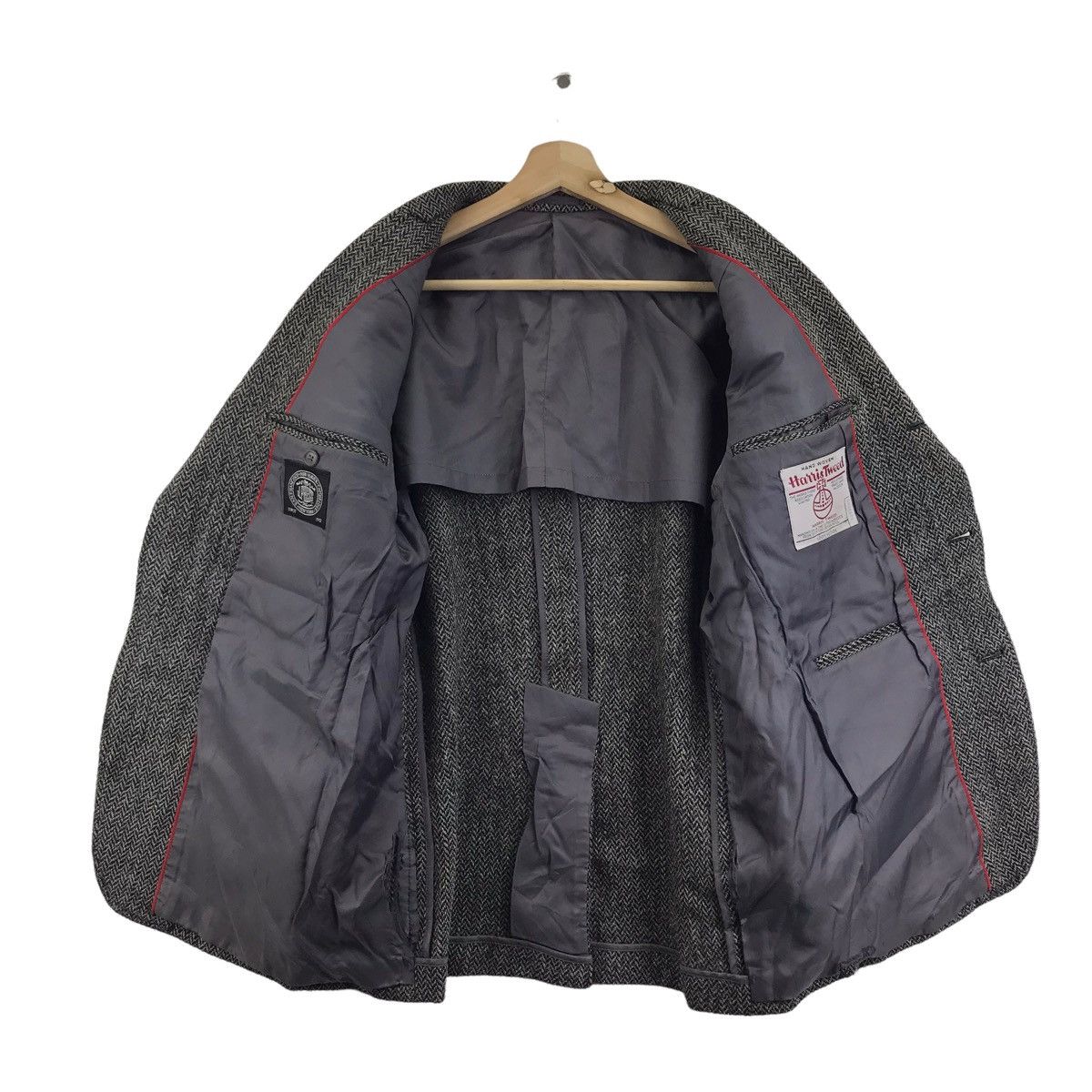 Harris Tweed Vintage HARRIS TWEED x J.Press Hand Woven Wool Coat Jacket Size US M / EU 48-50 / 2 - 7 Thumbnail