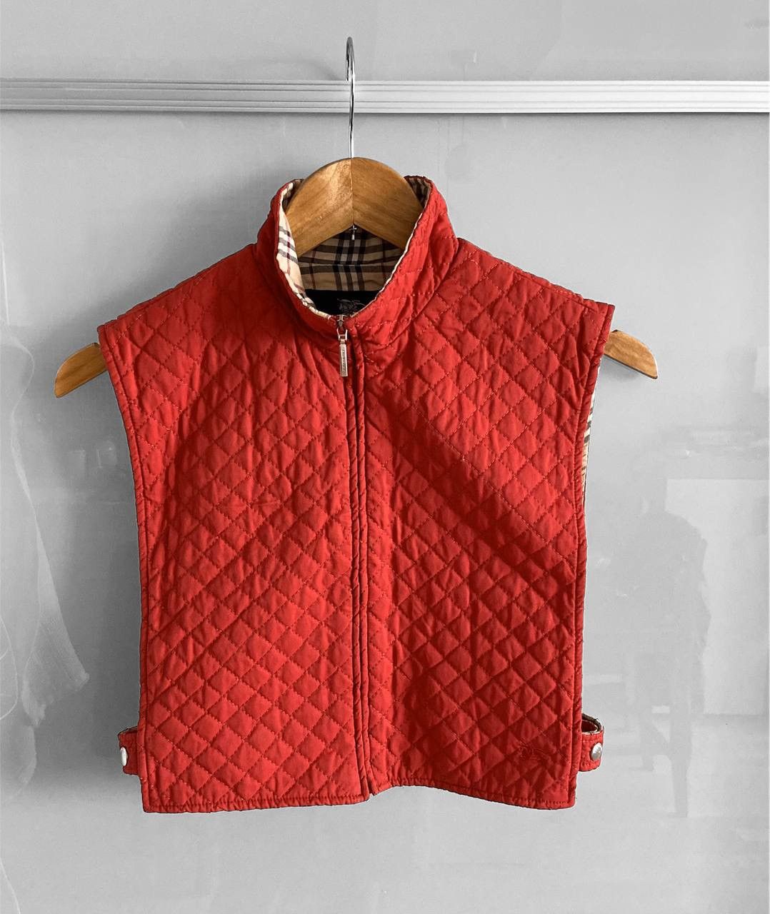 image of Burberry Quality Vest Red, Women's (Size XS)