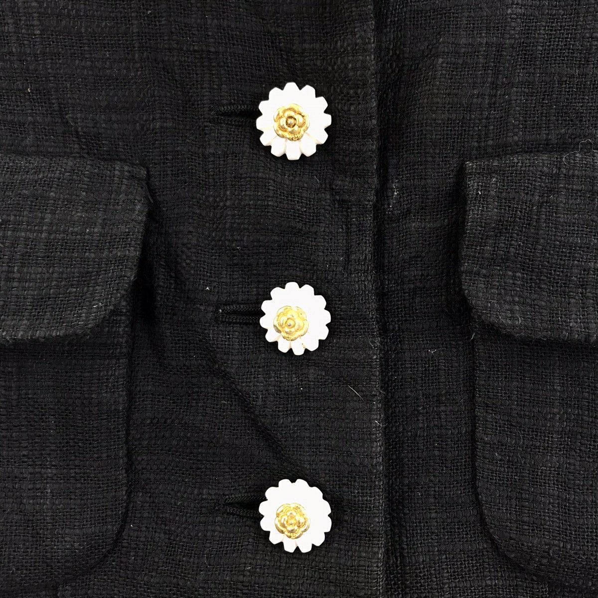 Japanese Brand CLATHAS ITALY Japanese Brand Black Canvas Coat Shirt Size US XS / EU 42 / 0 - 3 Thumbnail