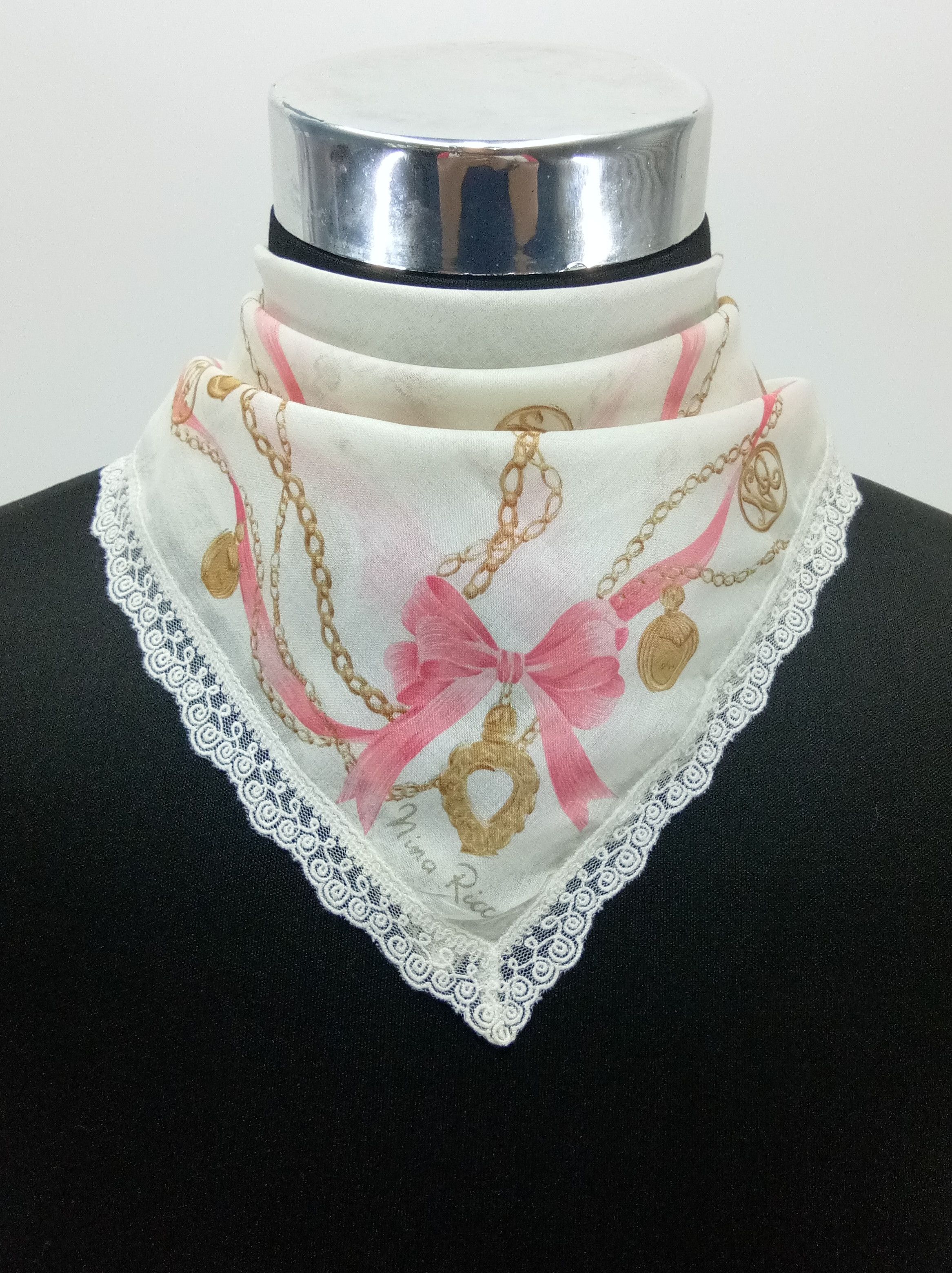 Vintage Nina Ricci Handkerchief / Neckerchief - HKA516