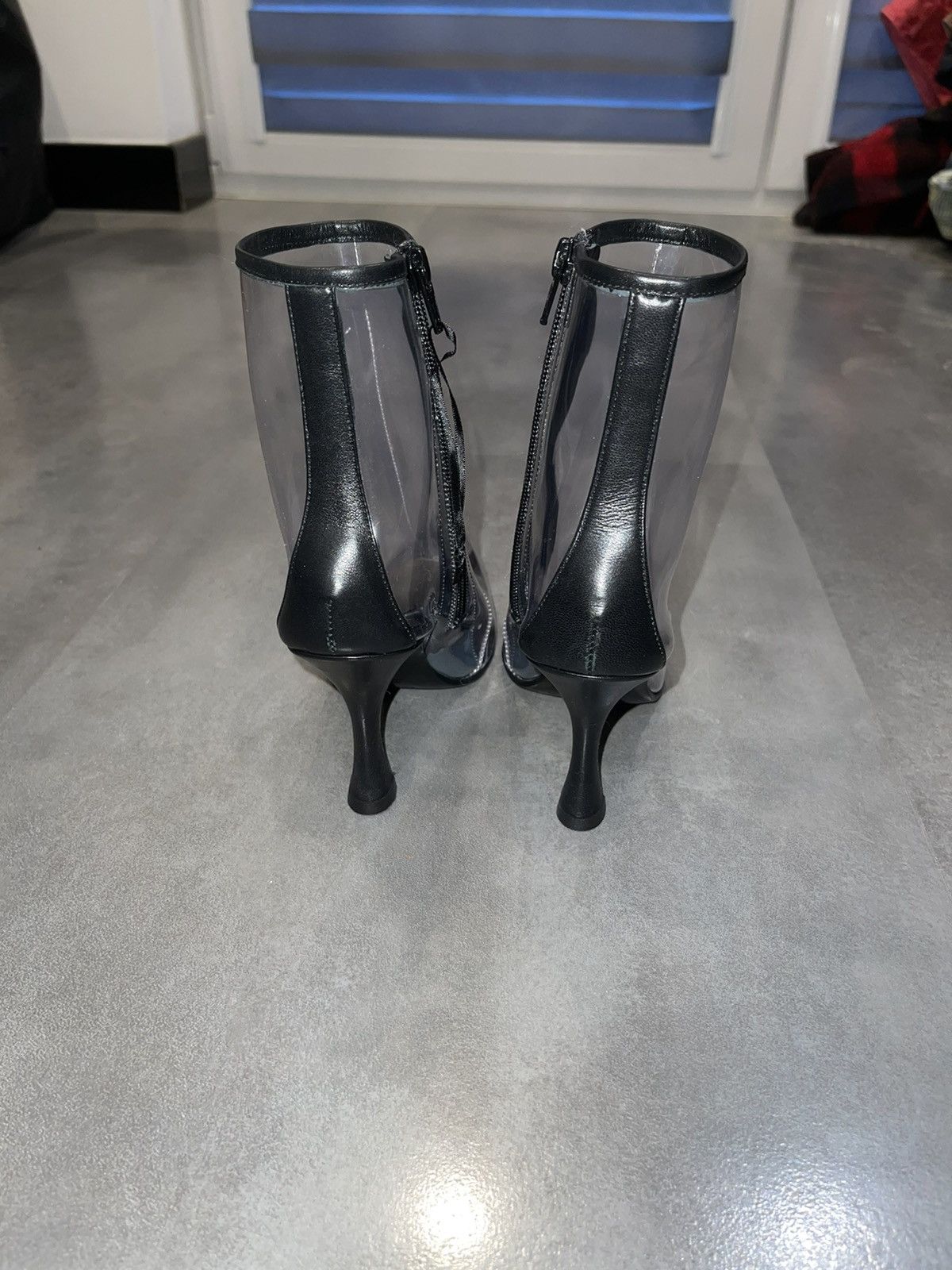 Maison Margiela DS! Maison Margiela Women Transparent Leather Boots Size US 5 / IT 35 - 6 Thumbnail