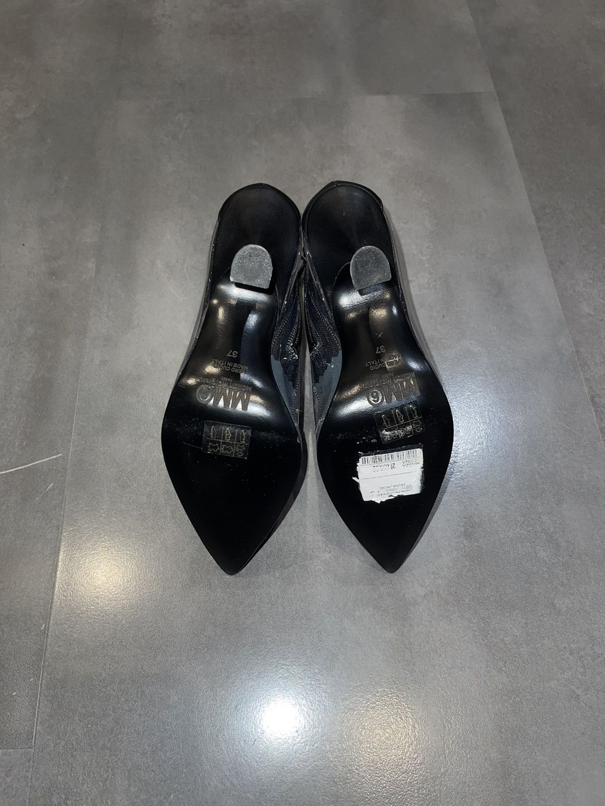 Maison Margiela DS! Maison Margiela Women Transparent Leather Boots Size US 5 / IT 35 - 15 Thumbnail