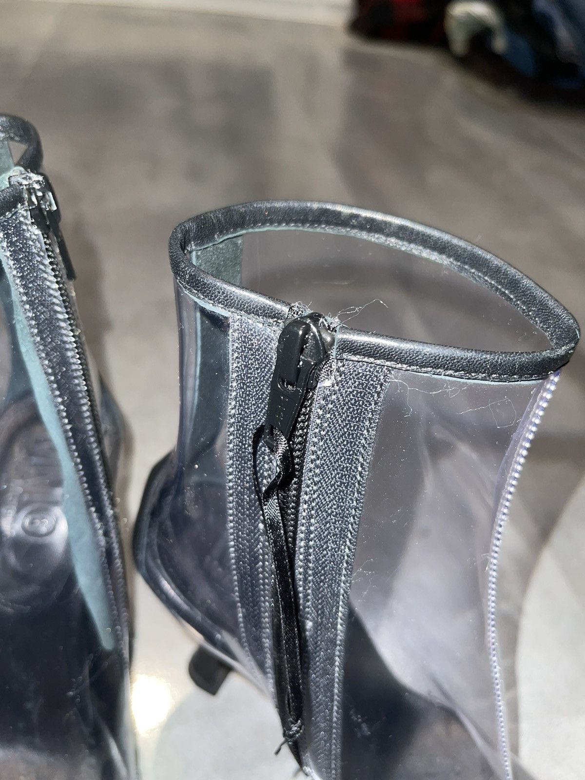 Maison Margiela DS! Maison Margiela Women Transparent Leather Boots Size US 5 / IT 35 - 14 Thumbnail