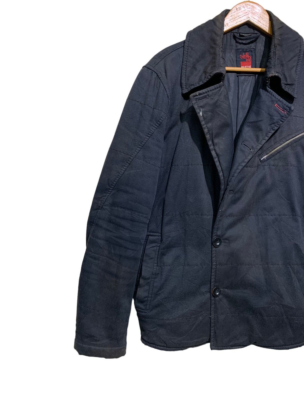 Marithe + Francois Girbaud 🔥MFG DENIM BIKERS JACKETS DISTRESSED Size US M / EU 48-50 / 2 - 2 Thumbnail