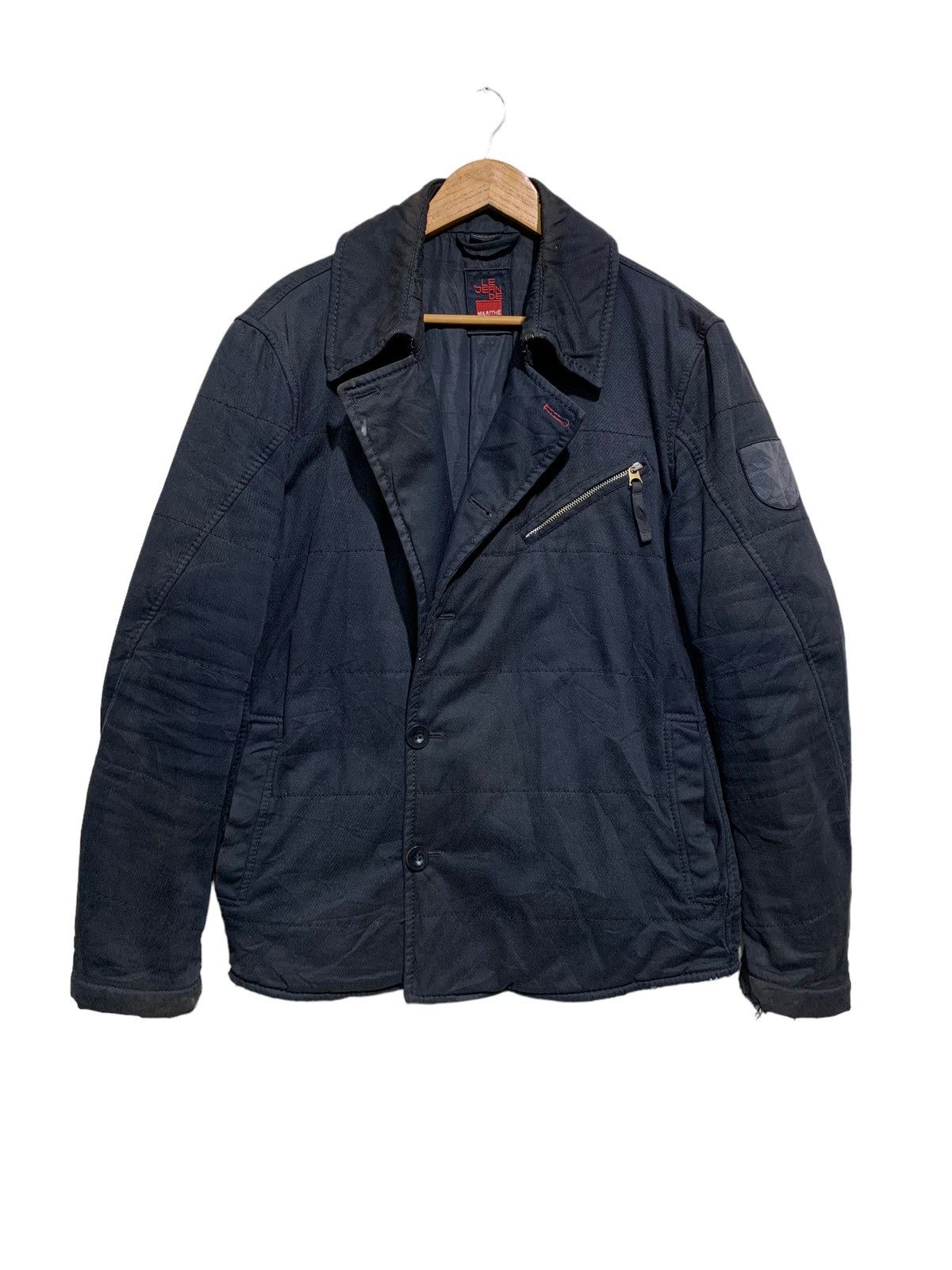 Marithe + Francois Girbaud 🔥MFG DENIM BIKERS JACKETS DISTRESSED Size US M / EU 48-50 / 2 - 1 Thumbnail