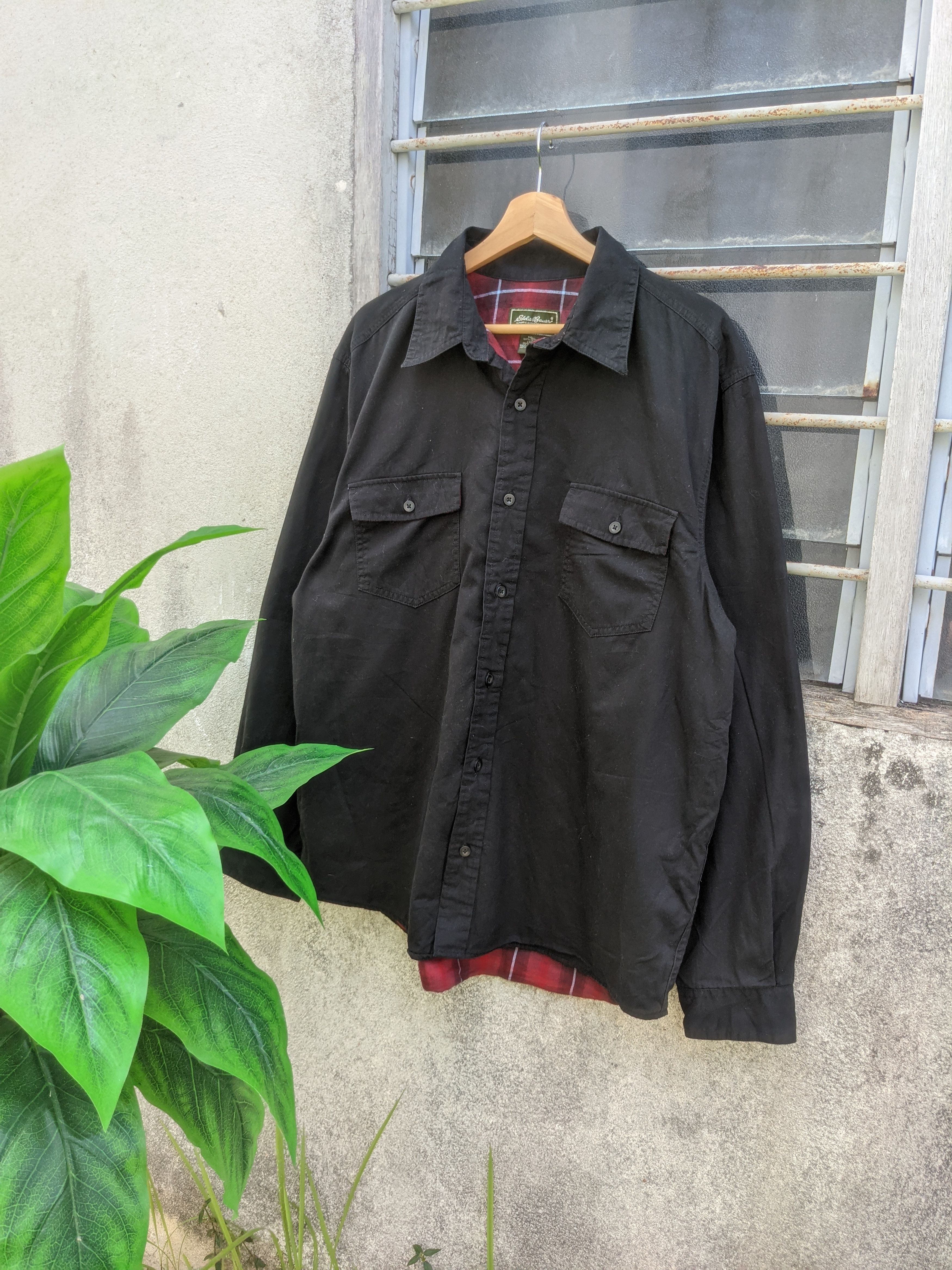 Eddie Bauer Eddie Bauer Shadow Plaid Lining Flannel Size US L / EU 52-54 / 3 - 2 Thumbnail