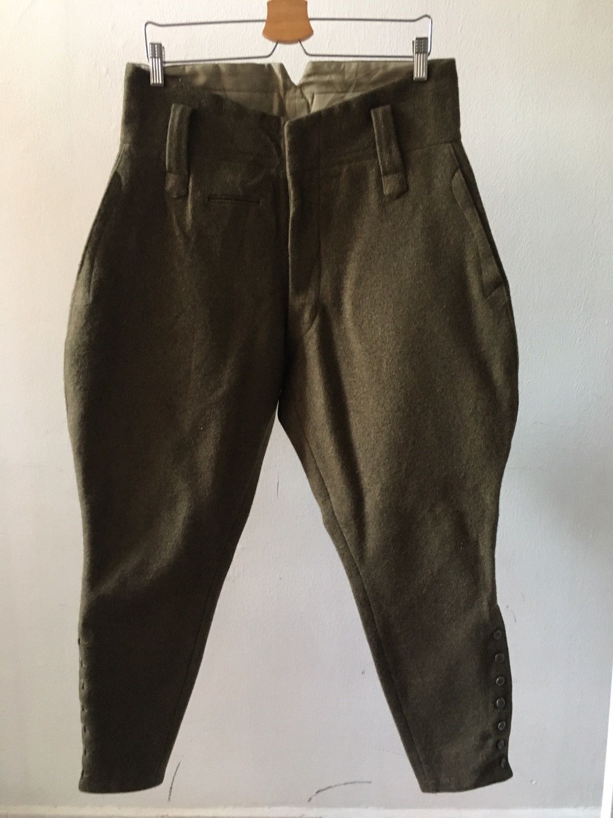 Vintage vintage military wool ballon pant Size US 30 / EU 46 - 1 Thumbnail