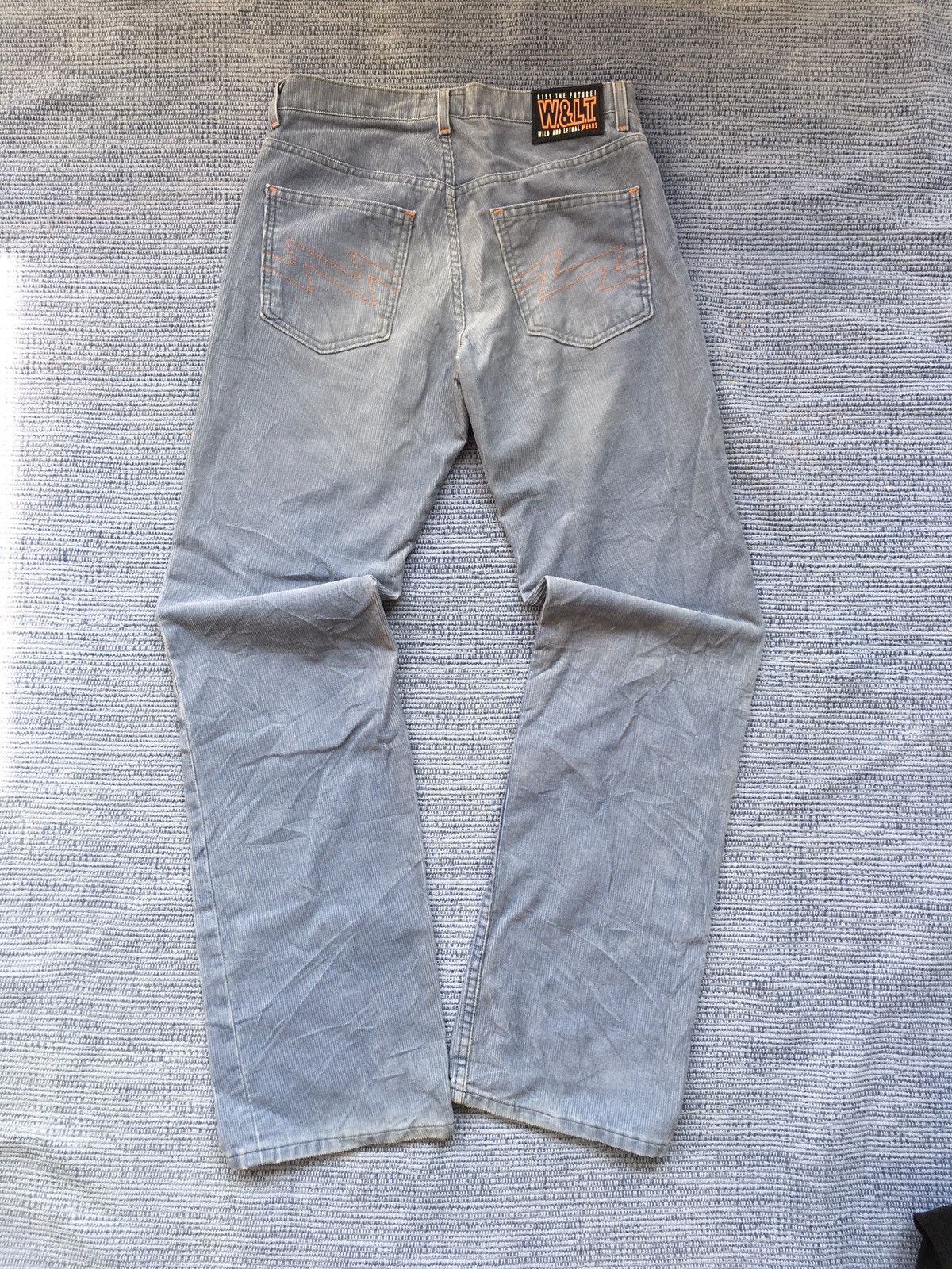Walter Van Beirendonck blue corduroy Size US 29 - 2 Thumbnail