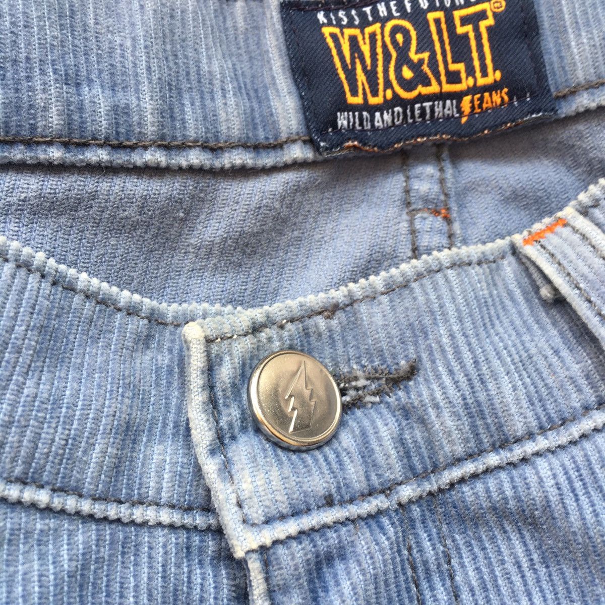 Walter Van Beirendonck blue corduroy Size US 29 - 8 Thumbnail