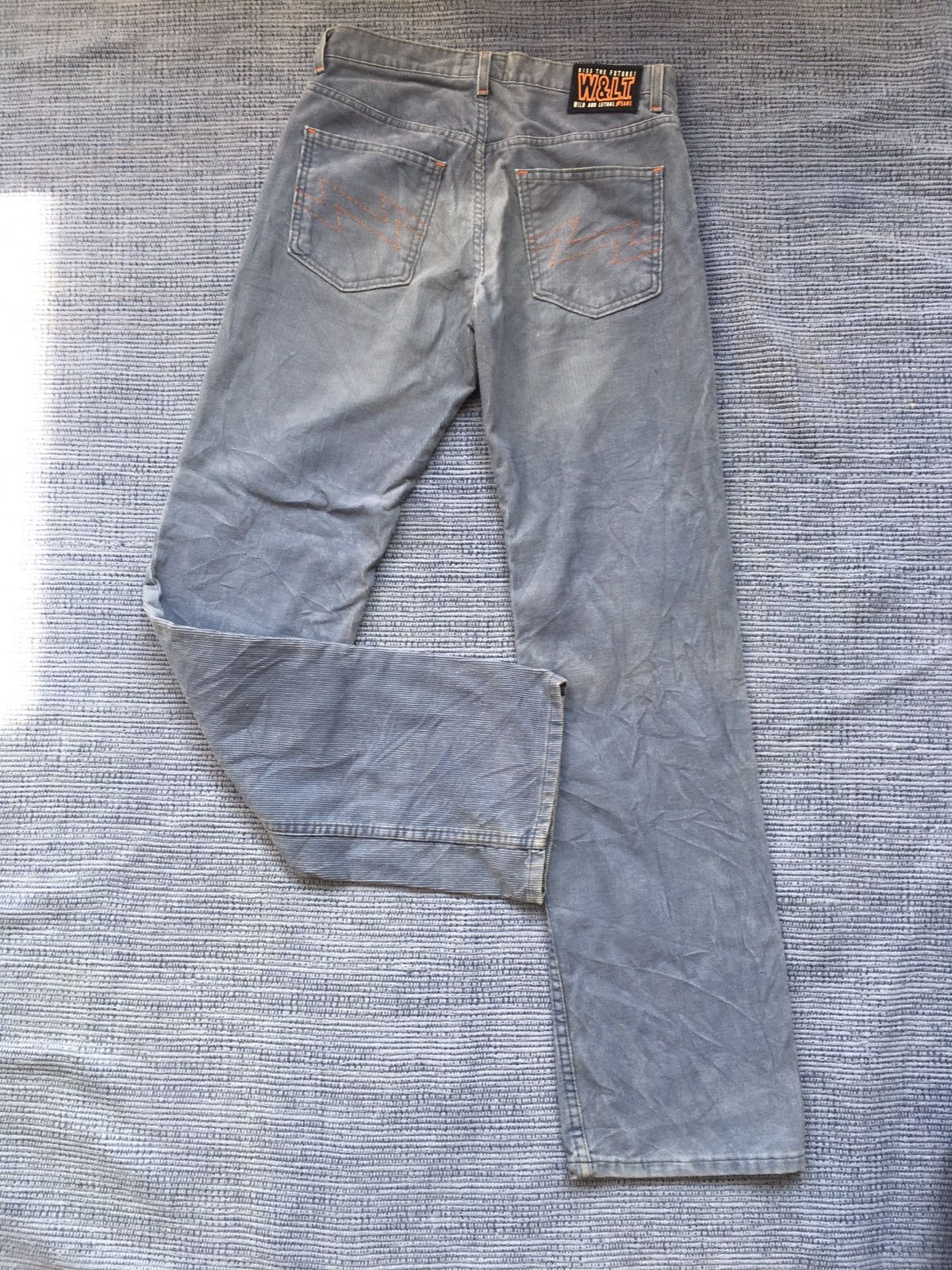 Walter Van Beirendonck blue corduroy Size US 29 - 4 Thumbnail