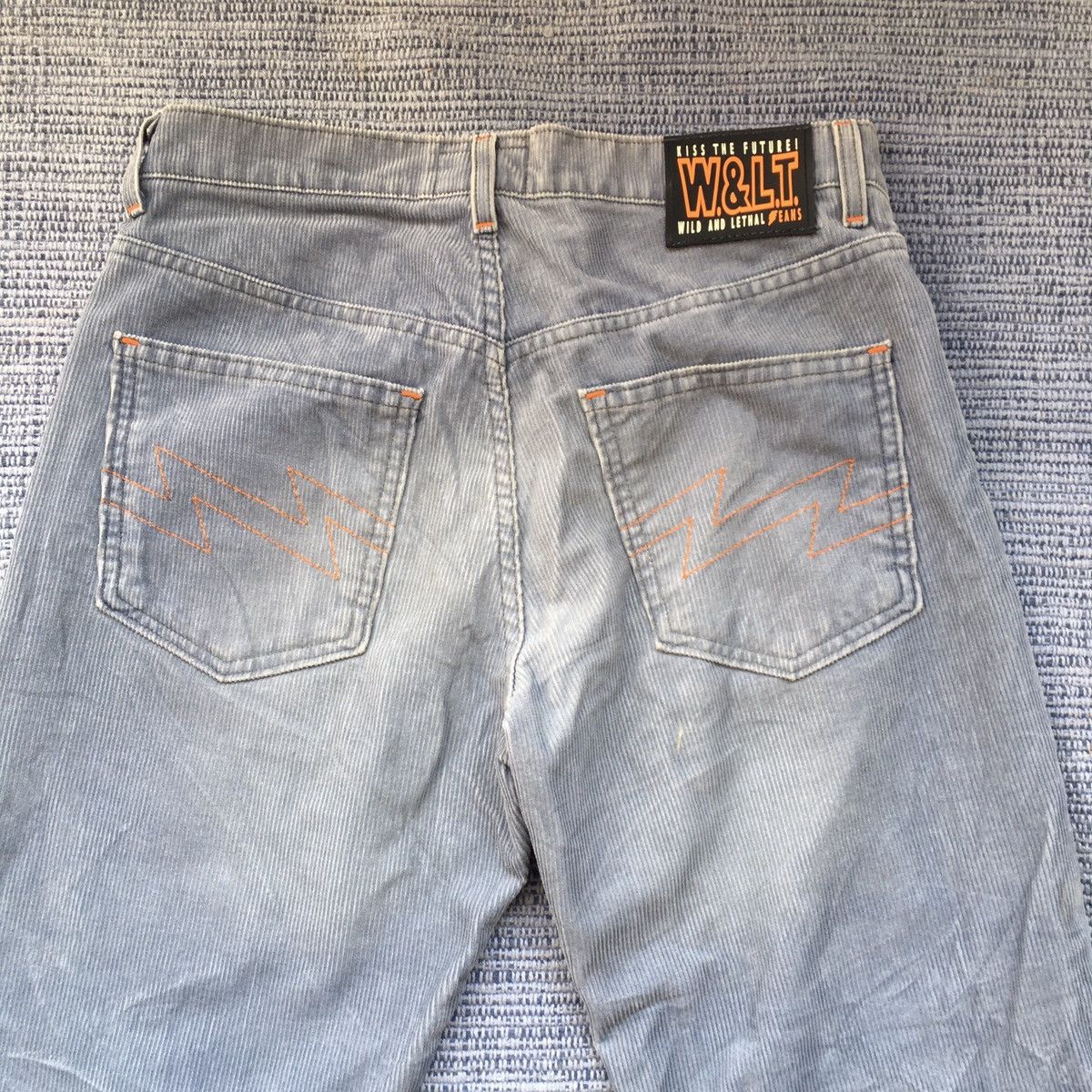 Walter Van Beirendonck blue corduroy Size US 29 - 3 Thumbnail