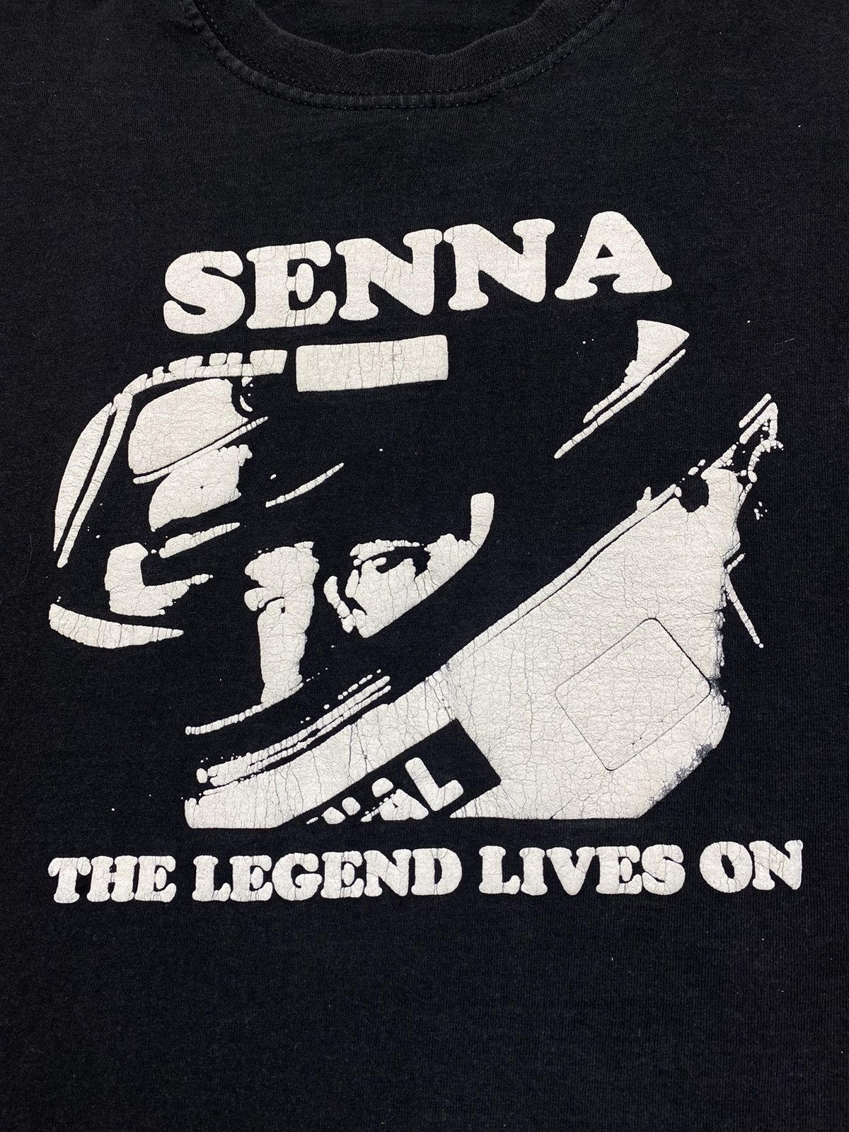 Formula 1 Vintage Y2k Ayrton Senna tee Formula uno racing size S Size US S / EU 44-46 / 1 - 2 Thumbnail