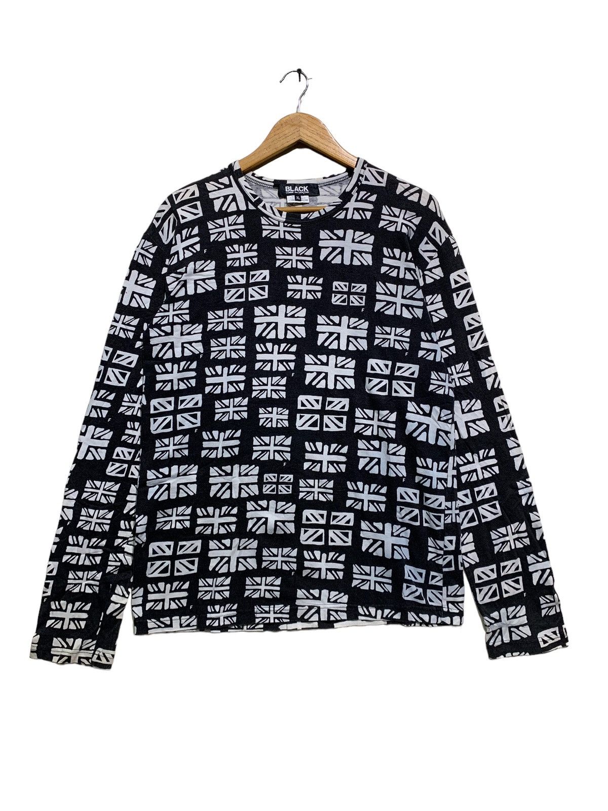 CDG by Comme des Garcons 🔥CDG BLACK UNION JACKS PRINTED Size US XL / EU 56 / 4 - 1 Thumbnail