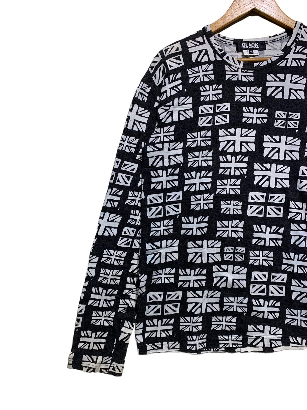 CDG by Comme des Garcons 🔥CDG BLACK UNION JACKS PRINTED Size US XL / EU 56 / 4 - 2 Thumbnail