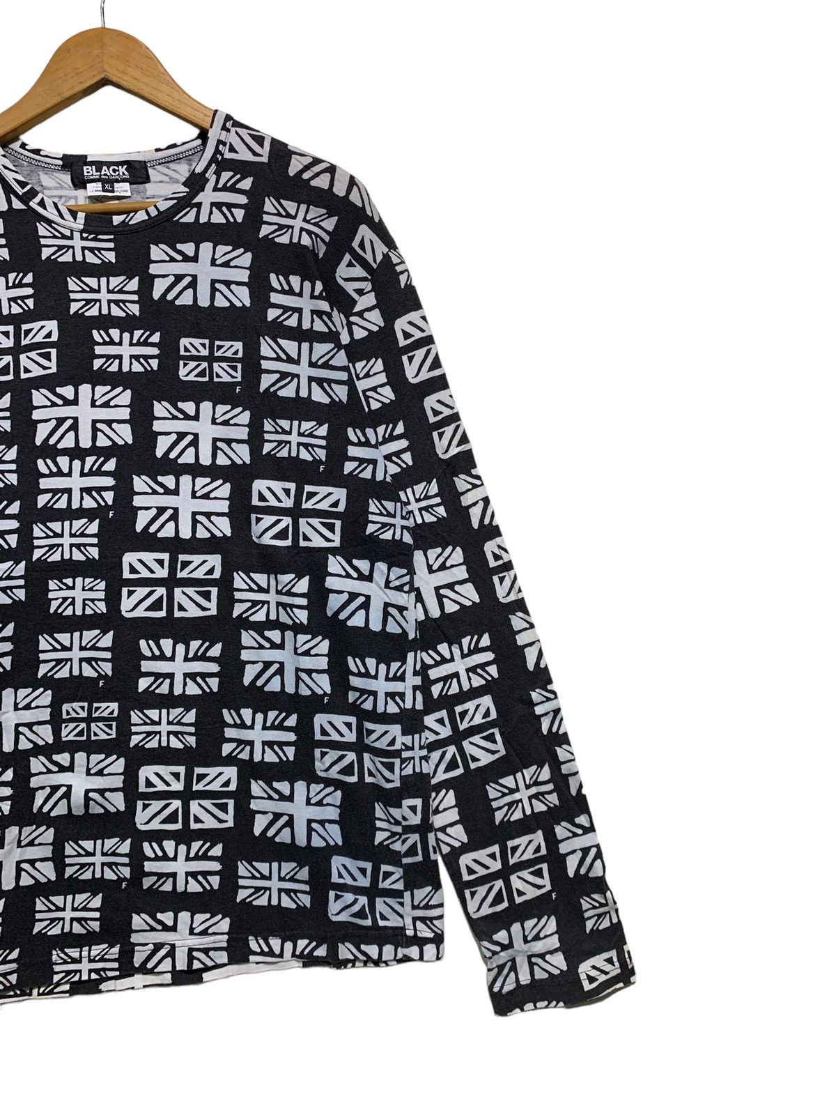 CDG by Comme des Garcons 🔥CDG BLACK UNION JACKS PRINTED Size US XL / EU 56 / 4 - 3 Thumbnail