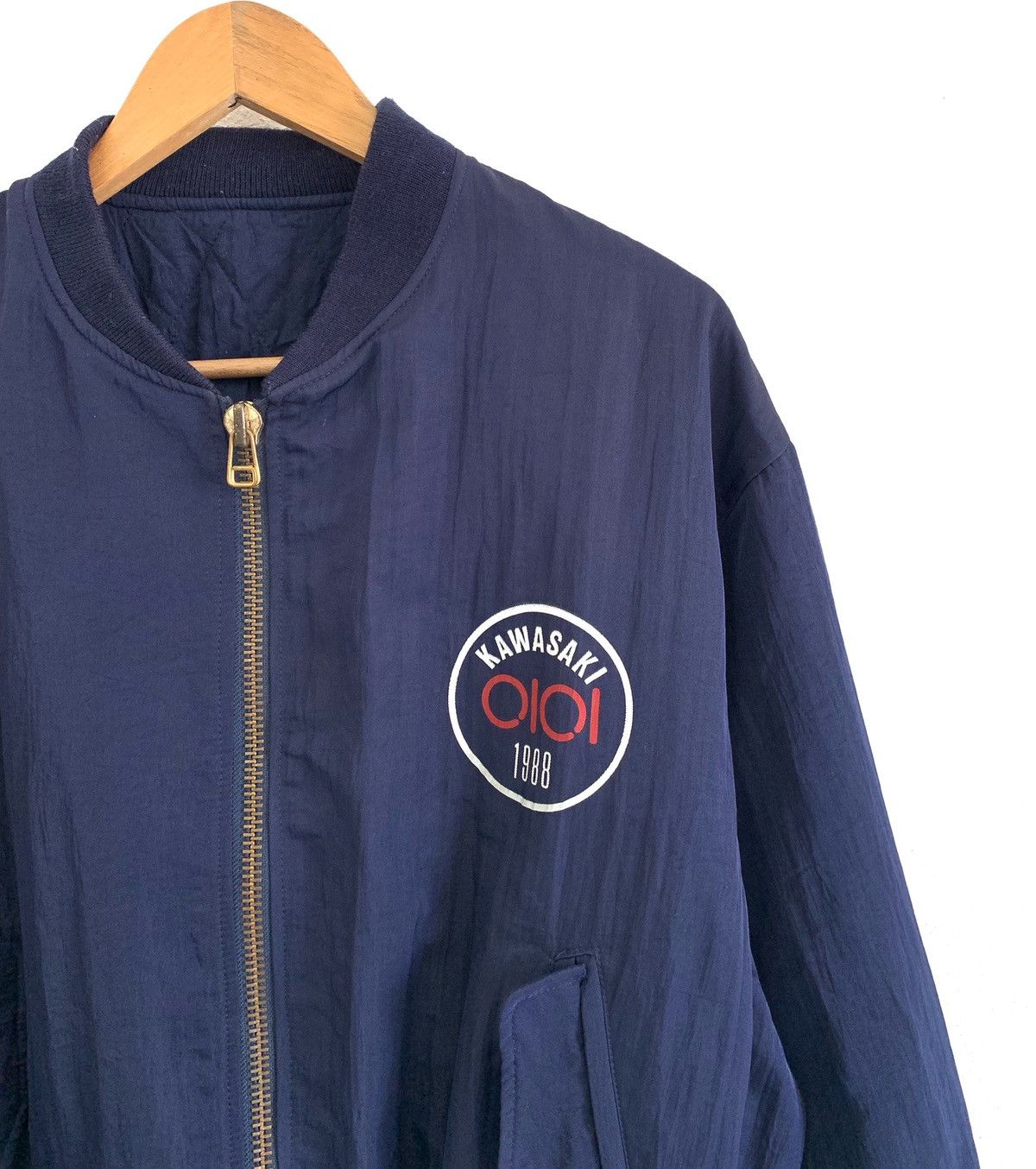 Japanese Brand 🇯🇵Kawasaki Staff 1988 Bomber Archive Jacket Size US M / EU 48-50 / 2 - 4 Thumbnail