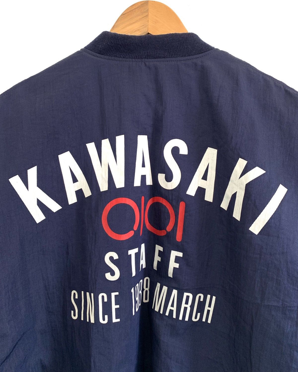 Japanese Brand 🇯🇵Kawasaki Staff 1988 Bomber Archive Jacket Size US M / EU 48-50 / 2 - 2 Thumbnail