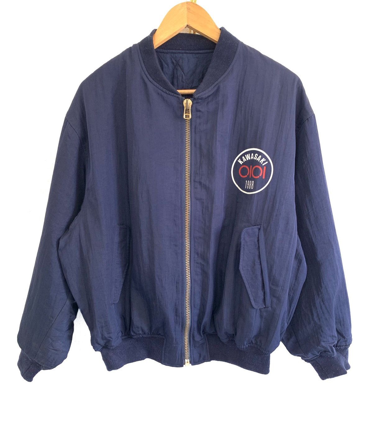 Japanese Brand 🇯🇵Kawasaki Staff 1988 Bomber Archive Jacket Size US M / EU 48-50 / 2 - 3 Thumbnail