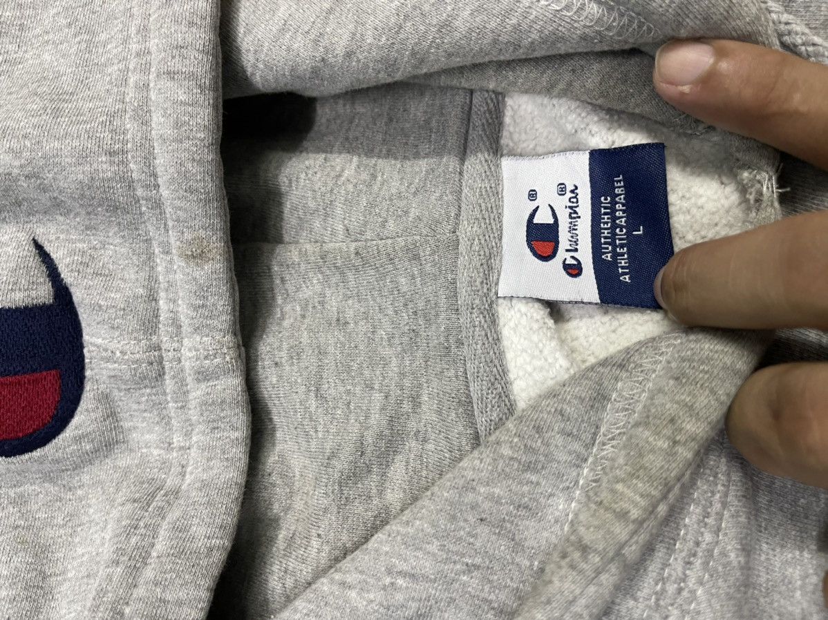 Champion × Vintage Vintage CHAMPION HOODIES Jumper Streetfashion Size US L / EU 52-54 / 3 - 3 Thumbnail