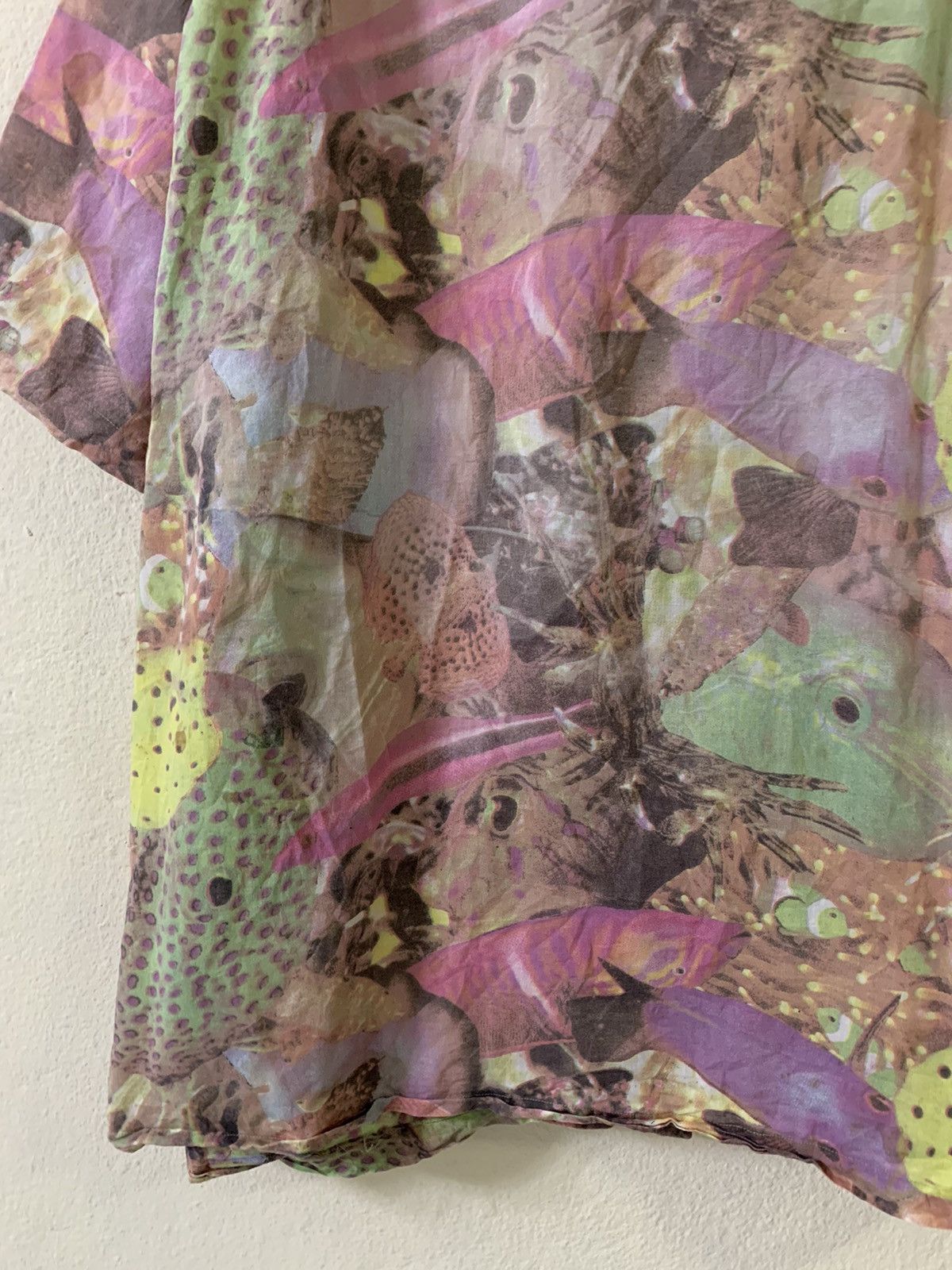 Japanese Brand Sg Company Art Design Short Sleeve Shirt Size US L / EU 52-54 / 3 - 8 Thumbnail