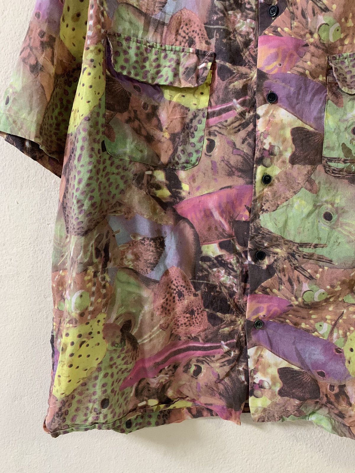 Japanese Brand Sg Company Art Design Short Sleeve Shirt Size US L / EU 52-54 / 3 - 3 Thumbnail